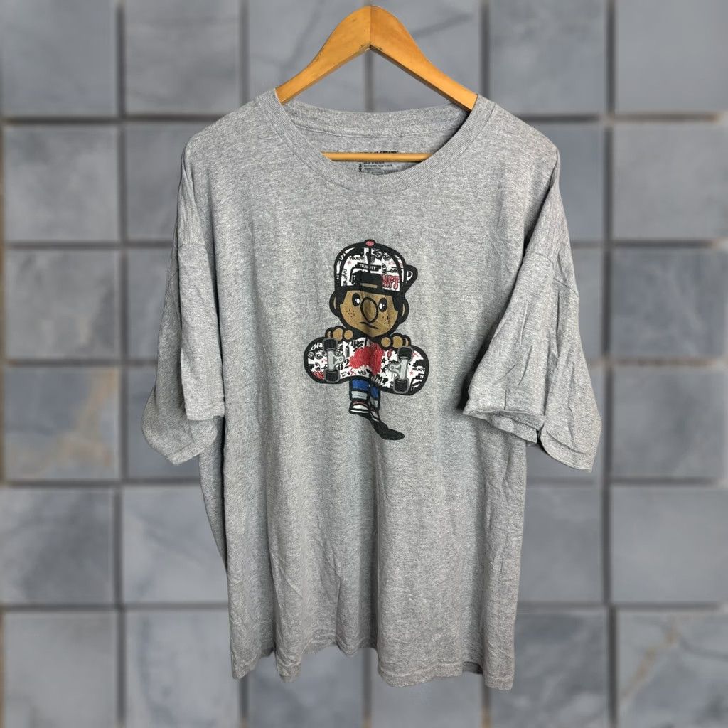 Vintage VINTAGE TruckFit T-Shirt Crew Neck S/S Men's 3XL Gray Music Graphic 2010-2019) Size US XXL / EU 58 / 5 - 1 Thumbnail