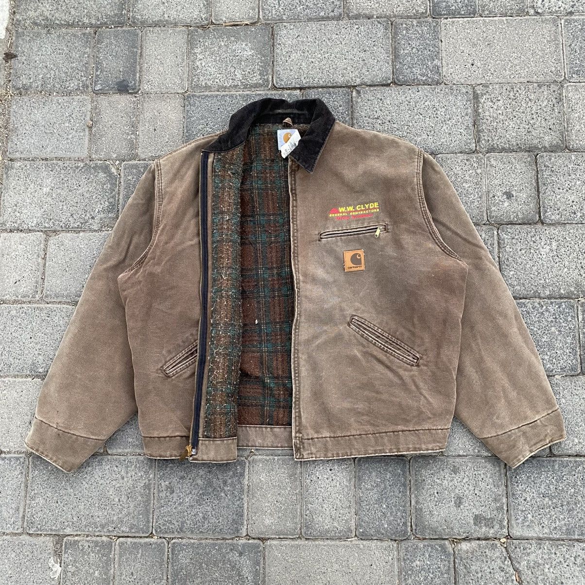 カーハートデトロイトジャケット　J43 CHT Vintage Carhartt Jacket J43 CHT Blanket-Lined Chore Coat