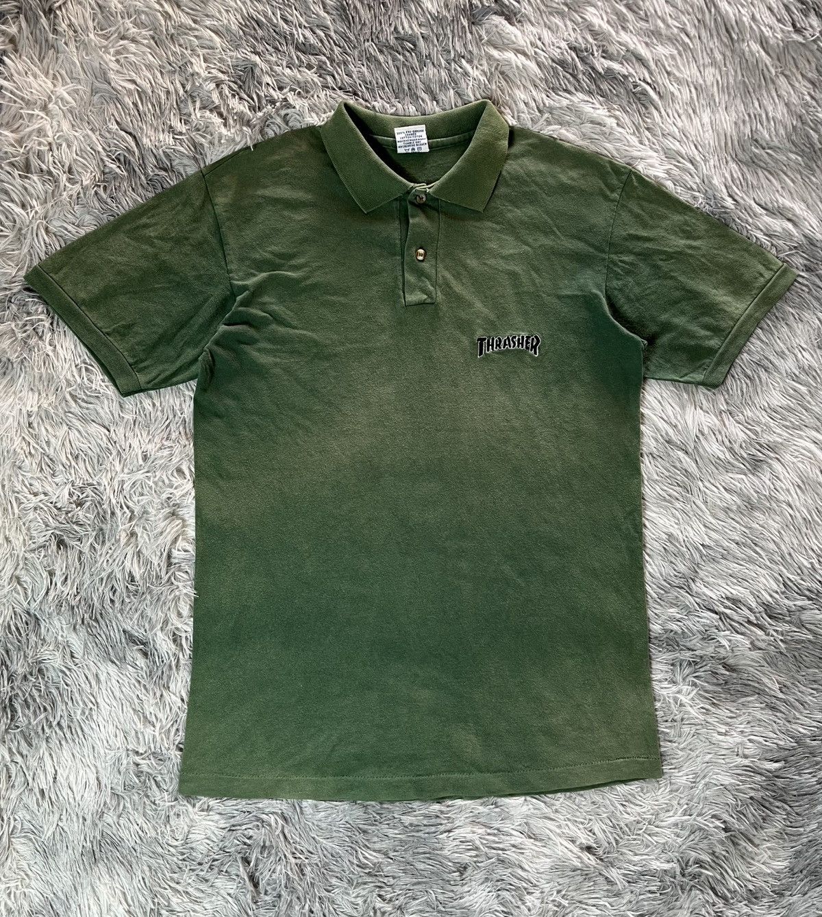 Thrasher Vintage Thrasher polos sun faded single stitch Size US M / EU 48-50 / 2 - 1 Thumbnail