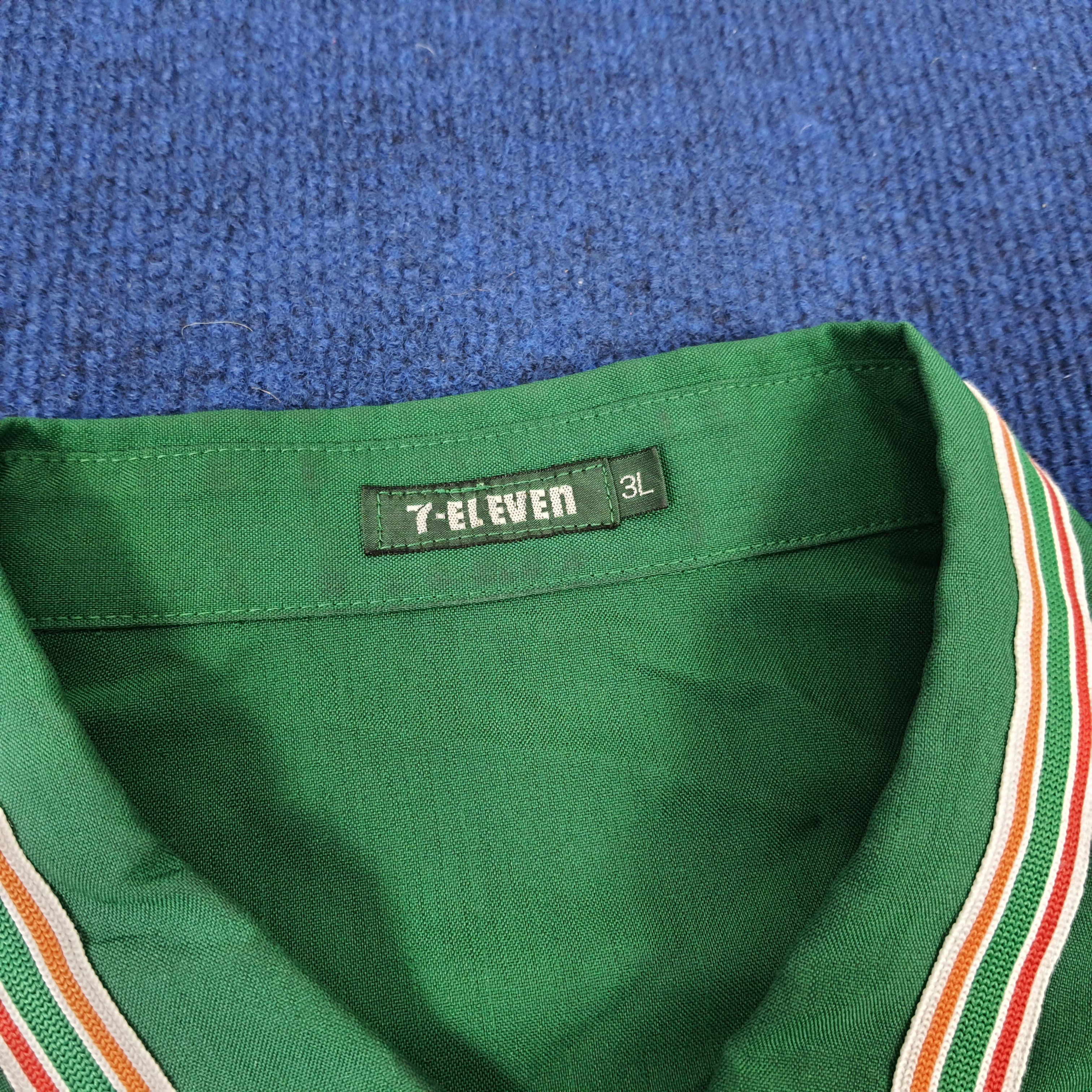 Japanese Brand × Vintage Vintage 7 Eleven Japanese Uniform Staff Shirt Size US L / EU 52-54 / 3 - 6 Thumbnail
