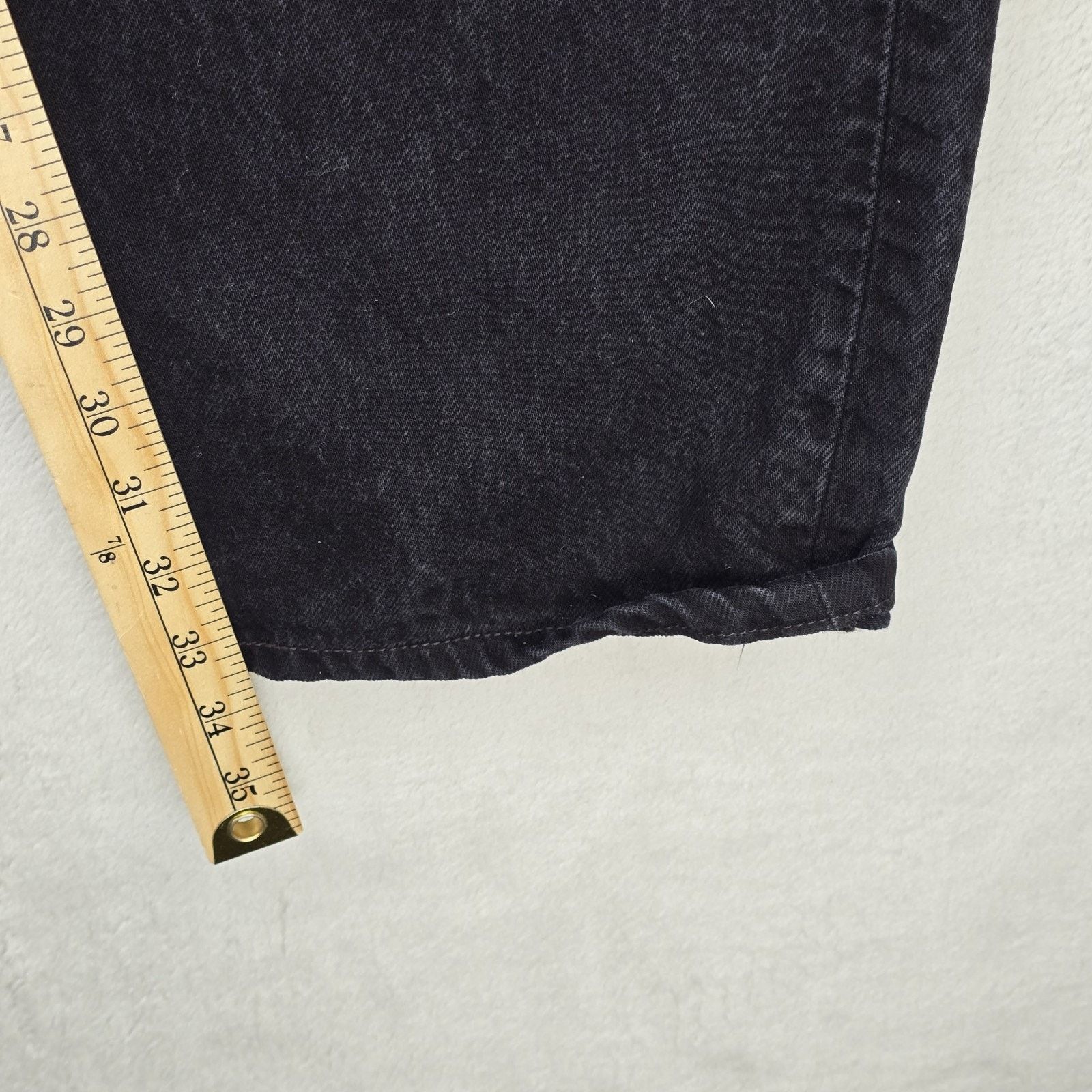 Levi's Vintage Levis 501 Jeans 38x36 (Fits 37x33.5) Black Denim Y2K Size US 38 / EU 54 - 11 Thumbnail