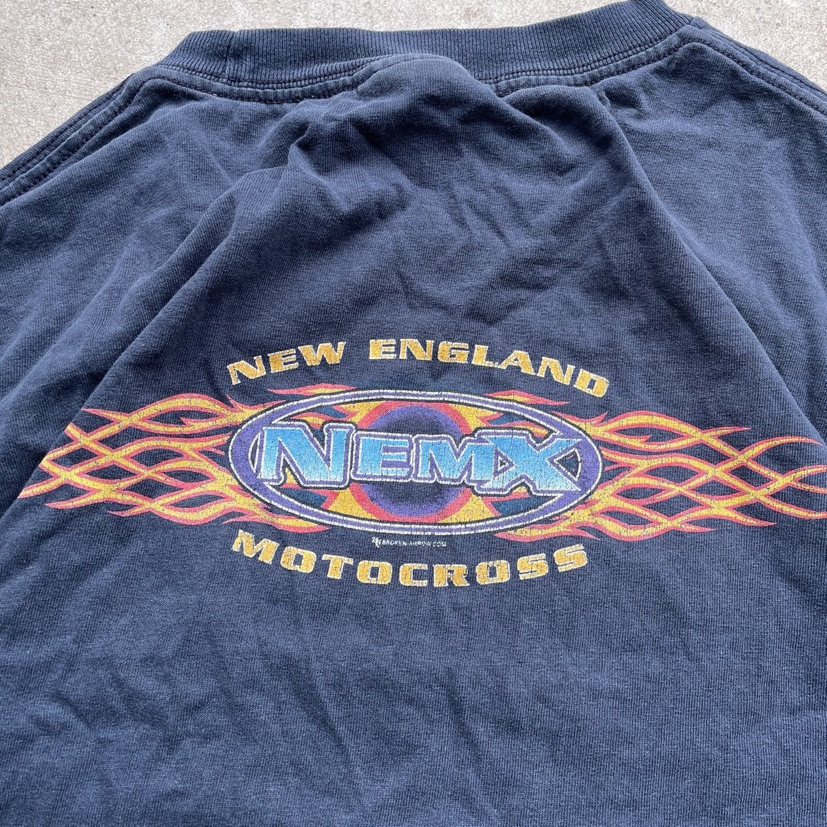 Fox Racing Vintage Y2K Fox Racing Faded T Shirt Size US XL / EU 56 / 4 - 4 Thumbnail