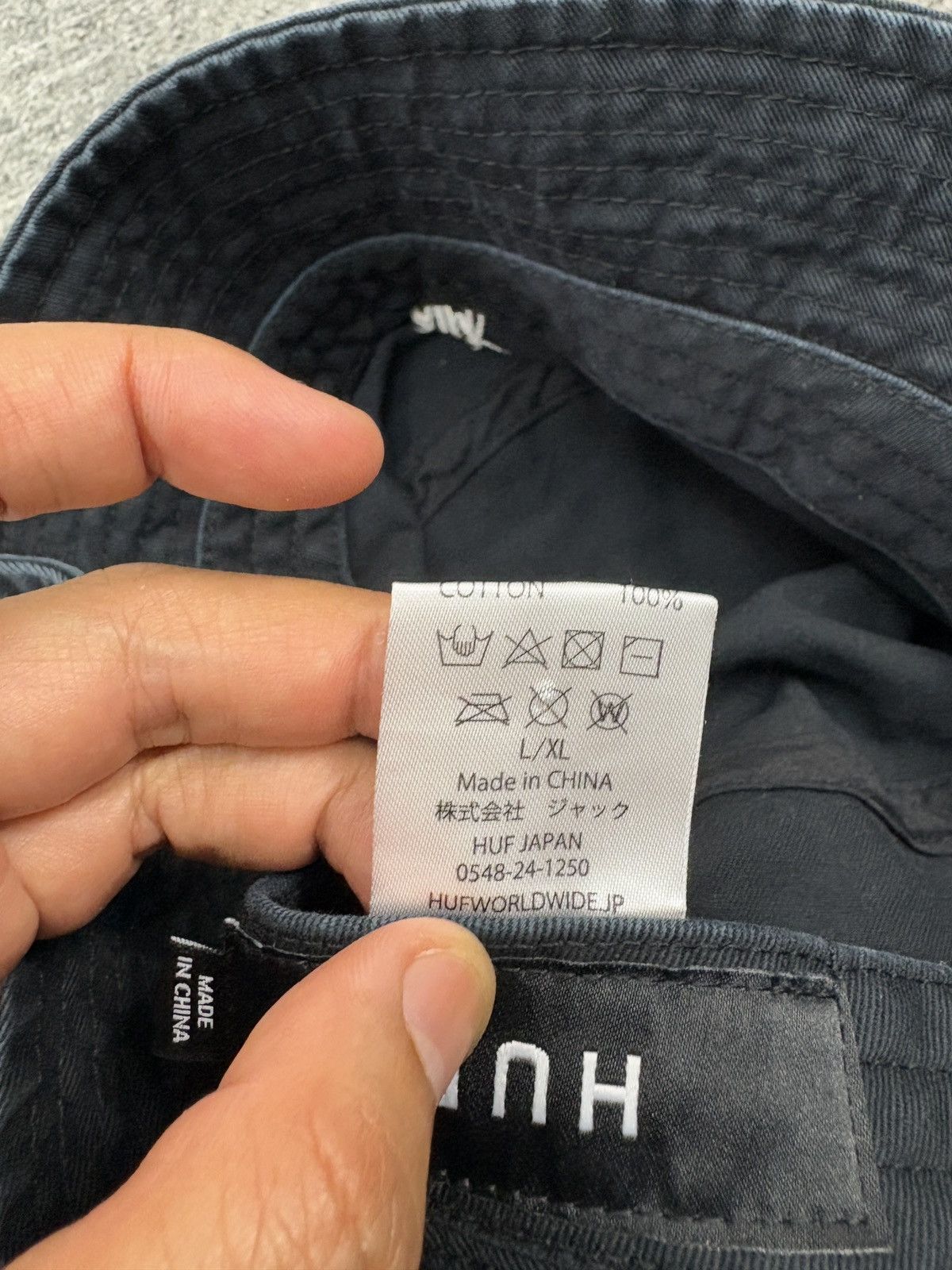 Huf Huf Bucket Hat fits L-XL Size ONE SIZE - 4 Thumbnail