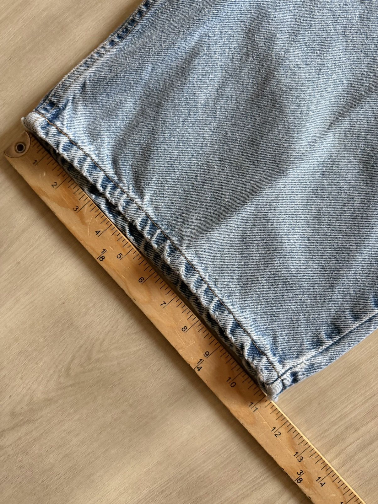 Tommy Hilfiger Vintage 90s Tommy Hilfiger Denim Jean Shorts Flag Patch Sz34 Size US 34 / EU 50 - 6 Thumbnail