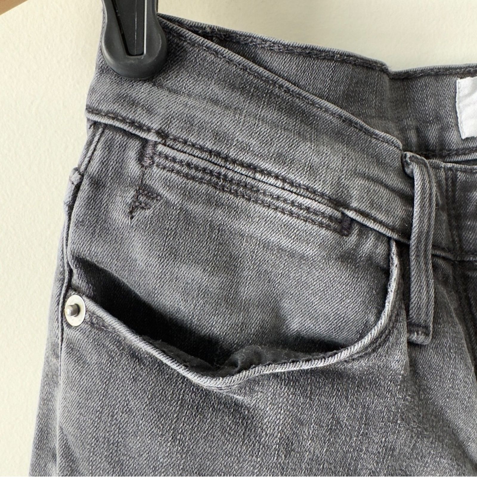Frame Frame Le High Skinny Jeans Button Fly Denim High Rise Gray Size 27" / US 4 / IT 40 - 5 Thumbnail