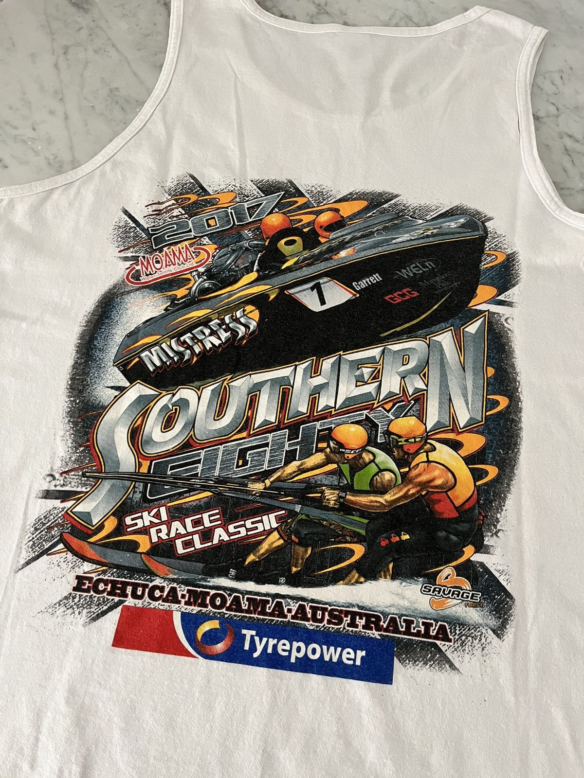 Gildan SOUTHERN EIGHTY SKI RACE CLASSIC ECHUCA-MOAMA AUSTRALIA TANK Size US L / EU 52-54 / 3 - 4 Thumbnail