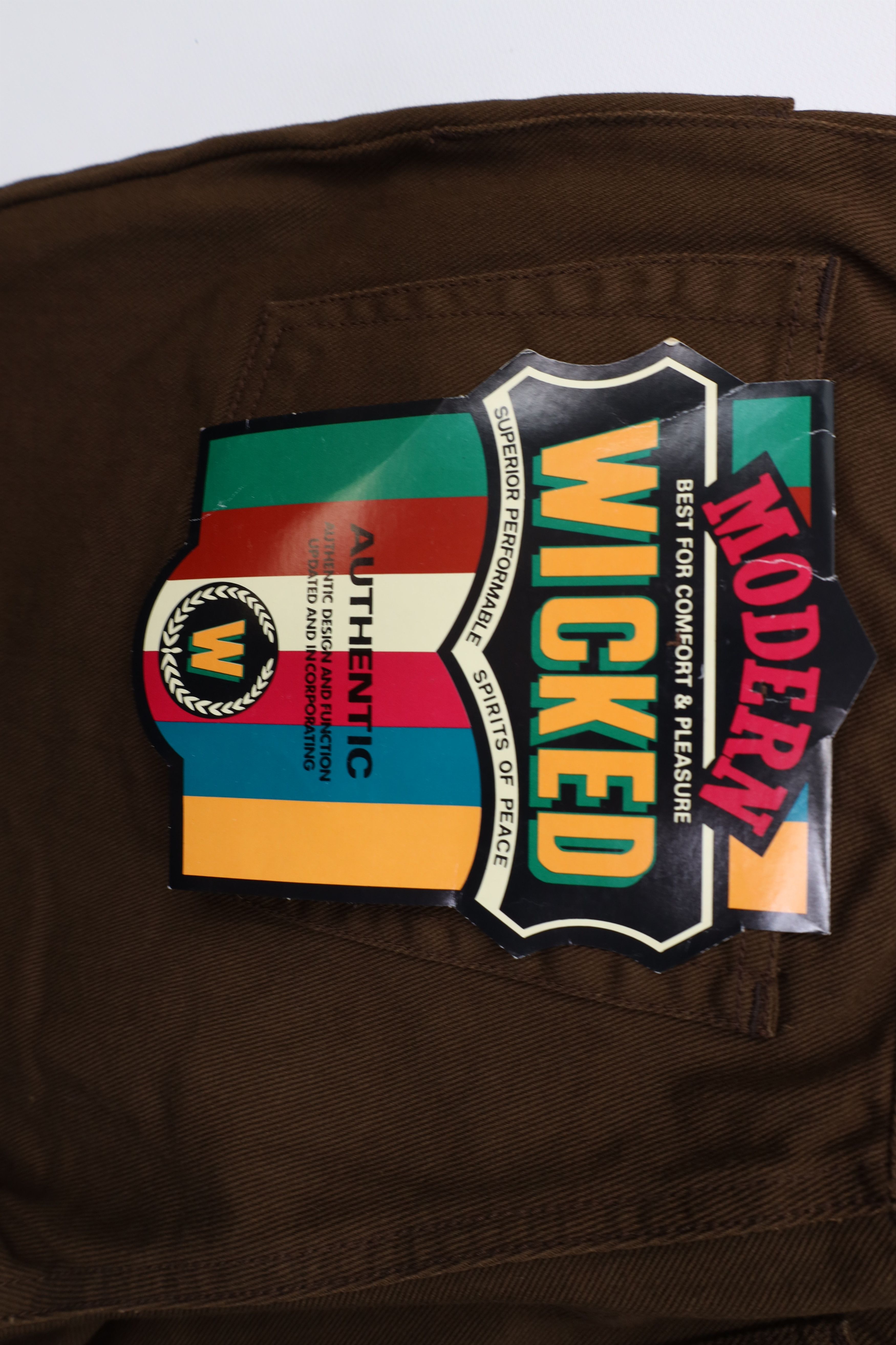 Vintage Deadstock Vintage 90s Streetwear Fit Skateboard Jeans Brown Size US 31 - 13 Thumbnail