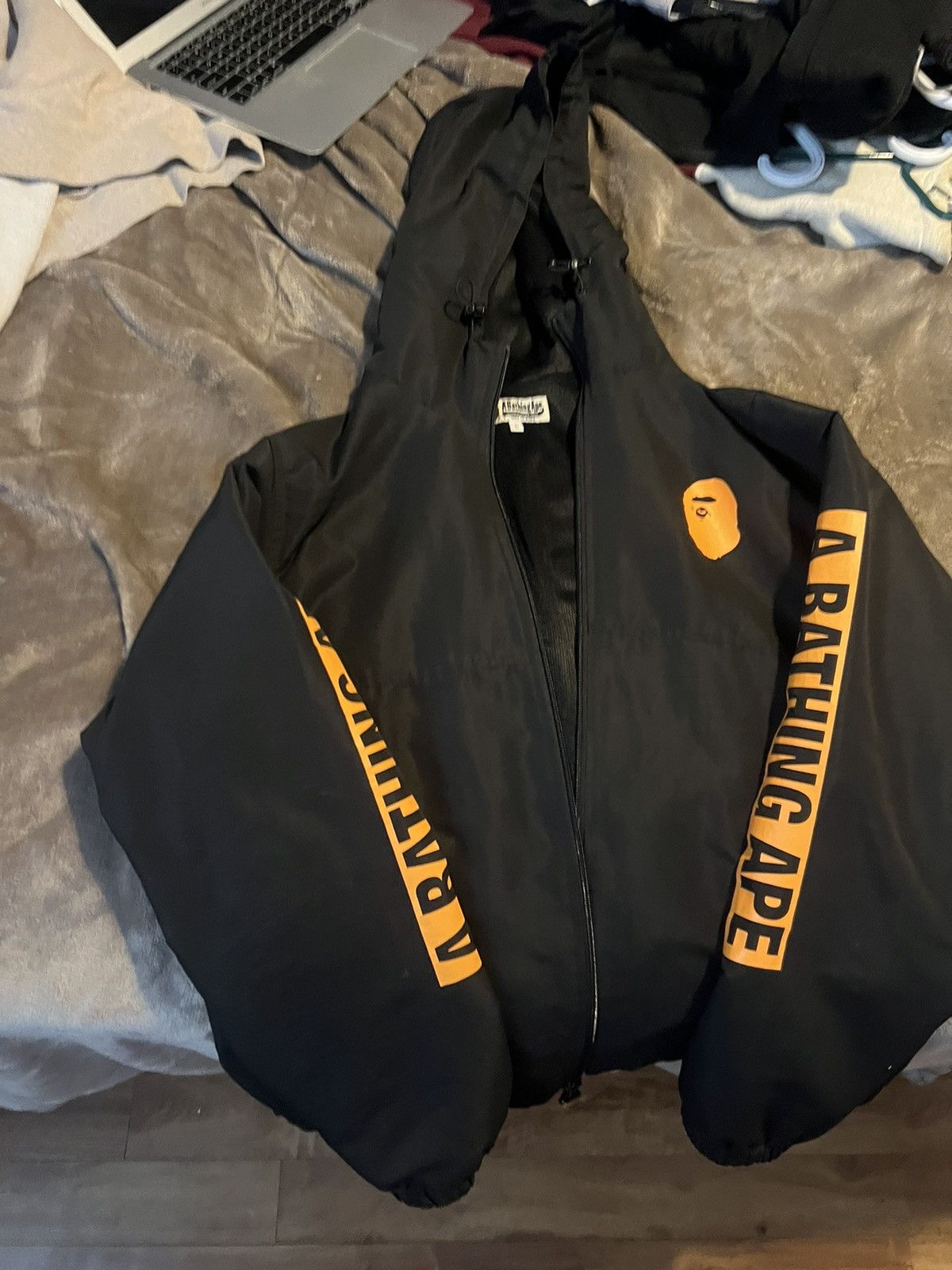 Bape Black and orange bape jacket Size US L / EU 52-54 / 3 - 2 Thumbnail