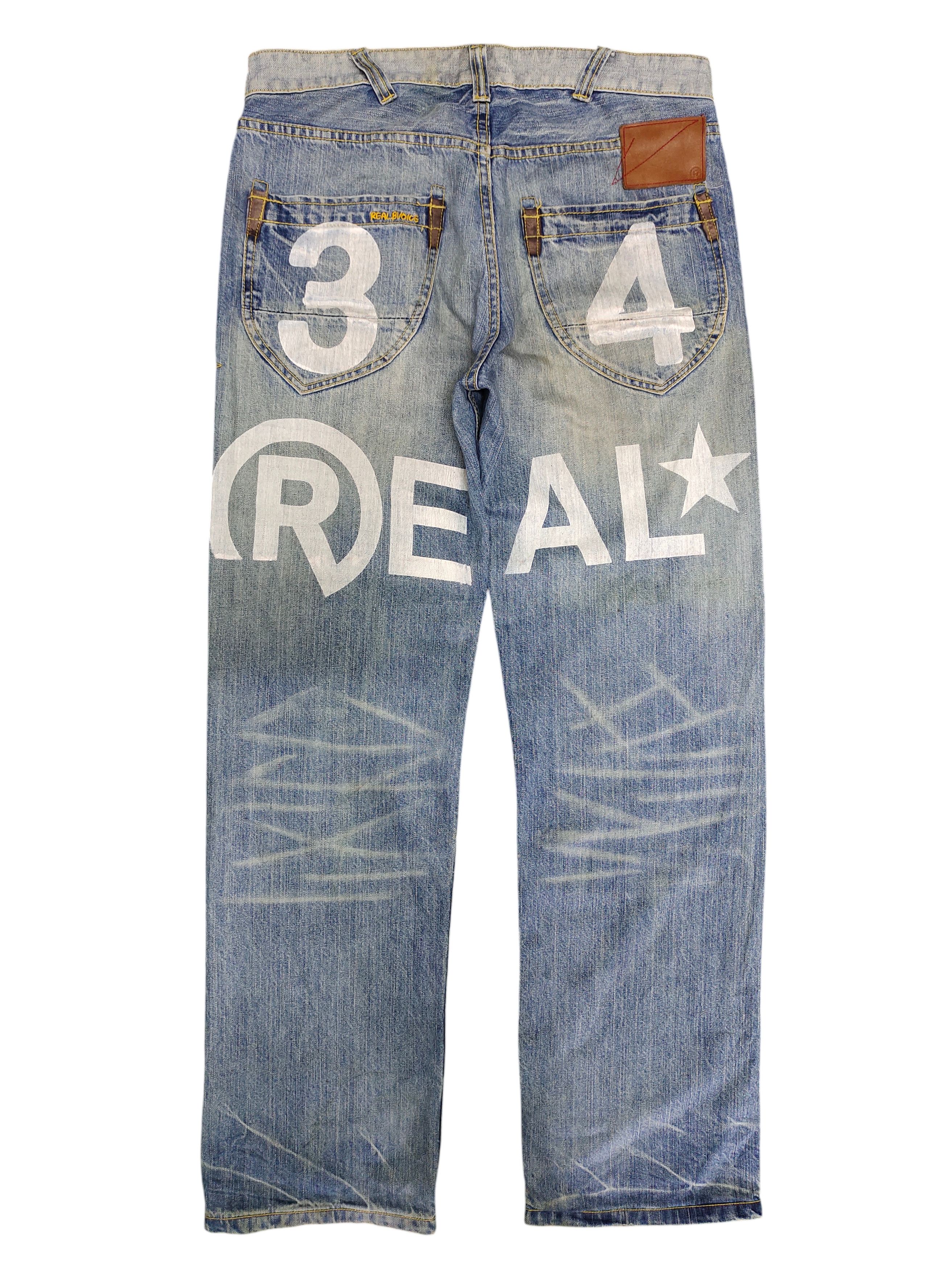 Kapital Real B Voice Japan '34 Real' Clawmark Faded Denim Jeans Size US 32 / EU 48 - 1 Thumbnail