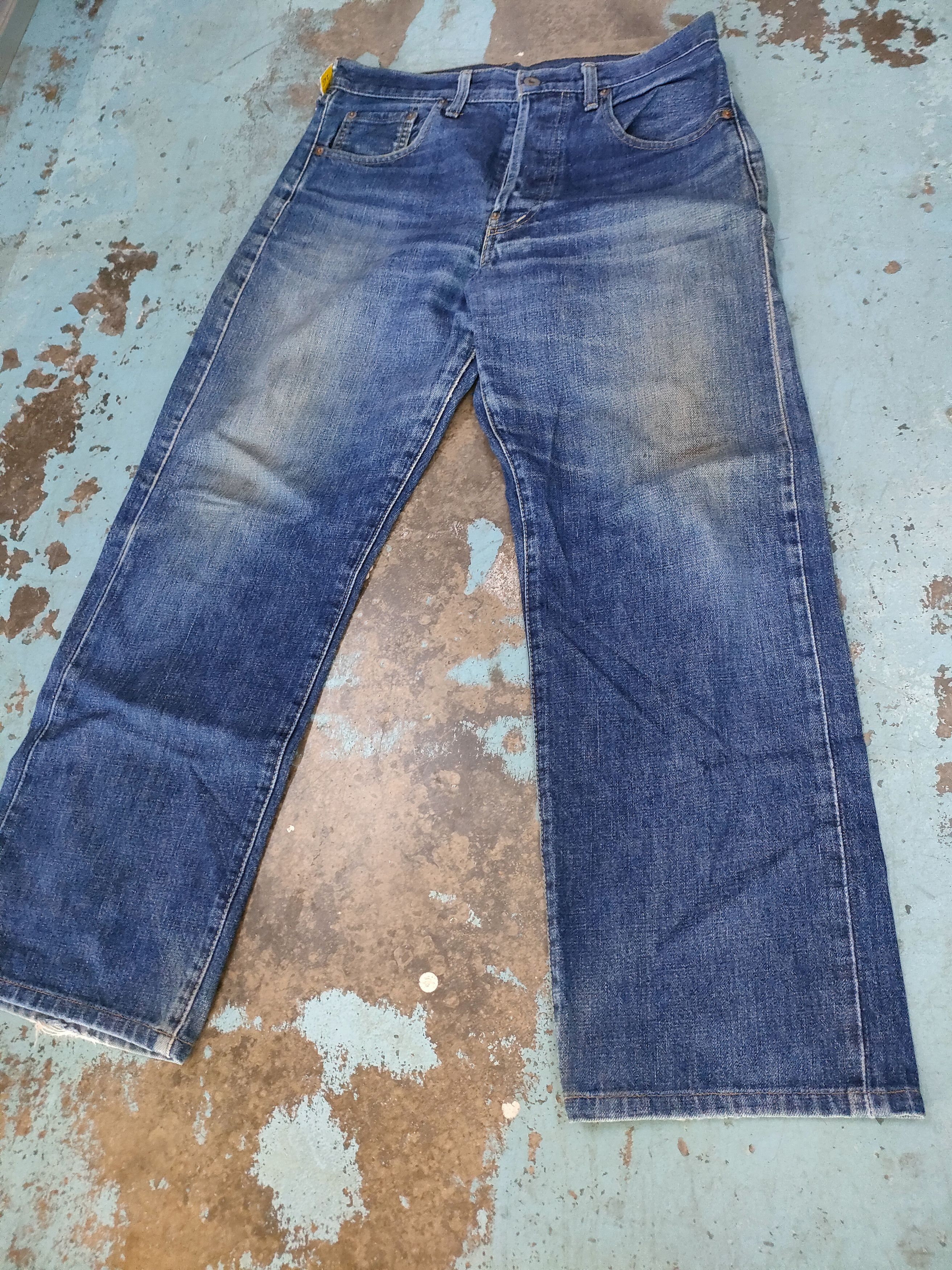 If Six Was Nine × Levi's Vintage Clothing × Vintage Levi's 702 Big E Bucleback Selvedge Jeans Size US 32 / EU 48 - 7 Thumbnail