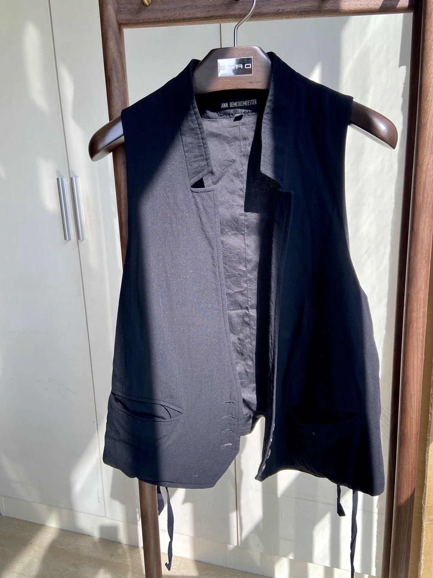 Ann Demeulemeester Ann Demeulemeester Wool Vest 38 Unisex 95 New Era Size XS / US 0-2 / IT 36-38 - 2 Thumbnail