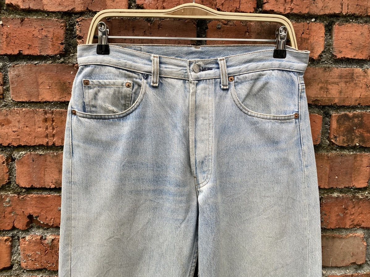 Levi's × Levi's Vintage Clothing × Vintage W32x28 Vintage levi's 501 90s made in USA faded Size US 32 / EU 48 - 5 Thumbnail