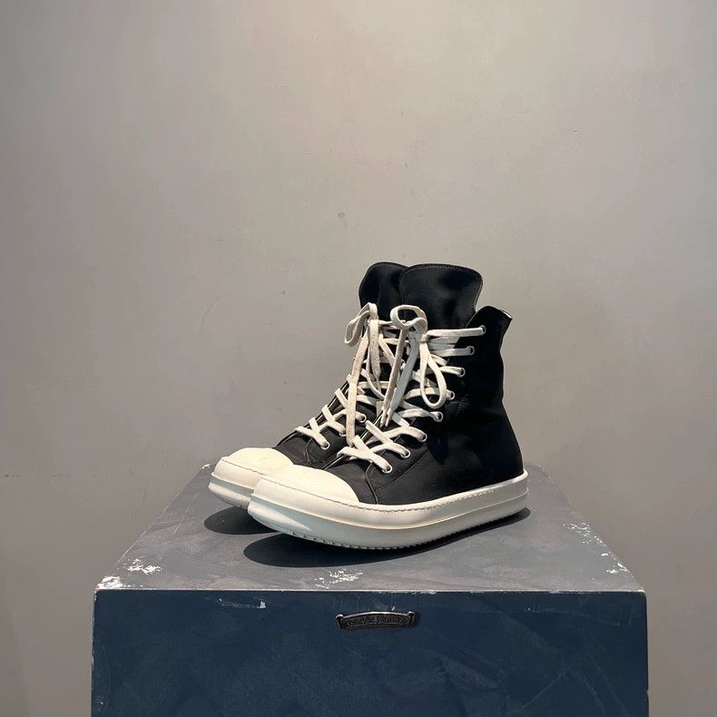 Rick Owens Rick Owens Secondary Line High Top Nylon Material Converse Size US 10.5 / IT 40.5 - 1 Thumbnail