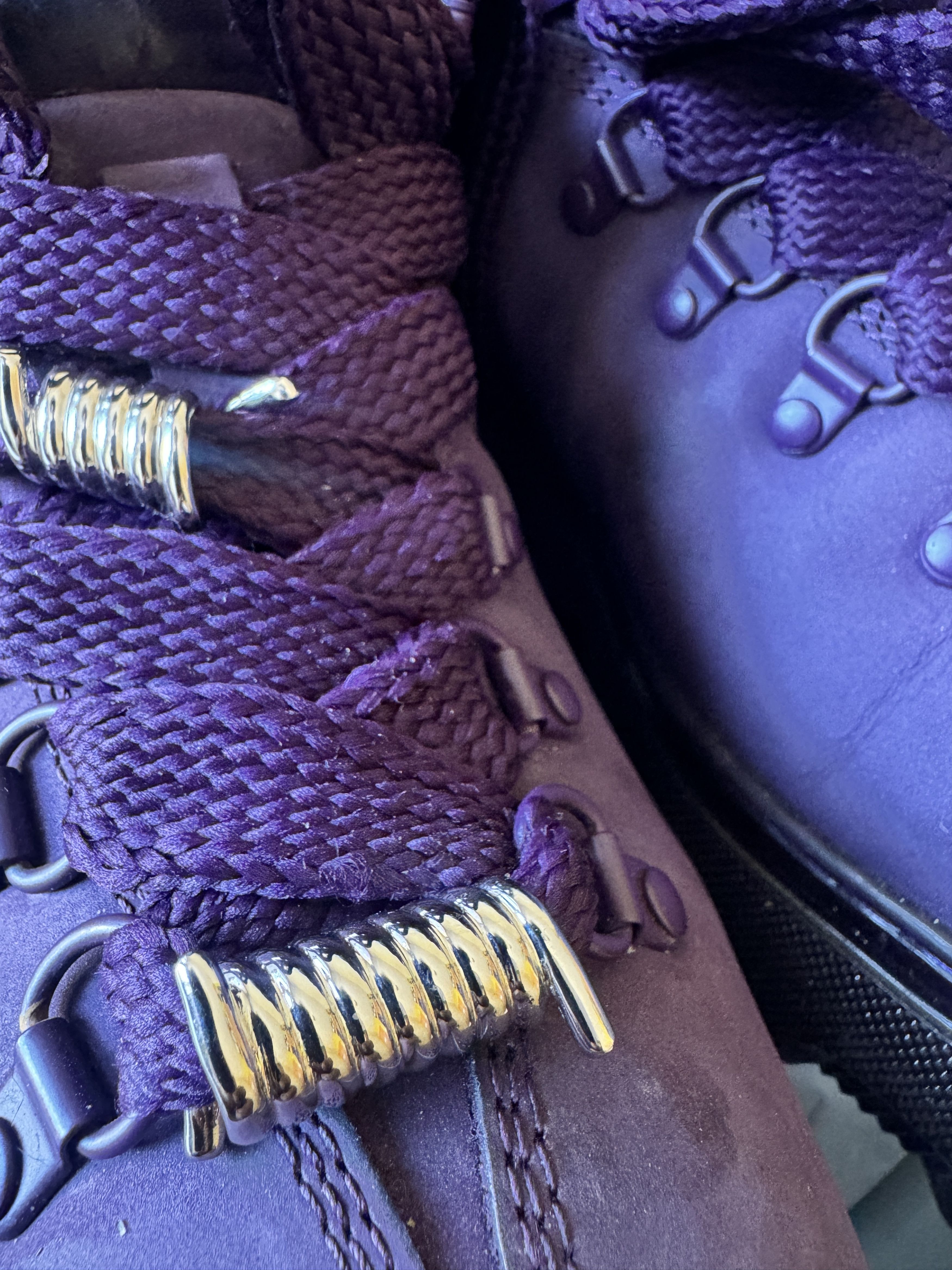 Burberry Burberry Nubuck Trek hiking Boots Purple Size US 8.5 / EU 41-42 - 13 Thumbnail