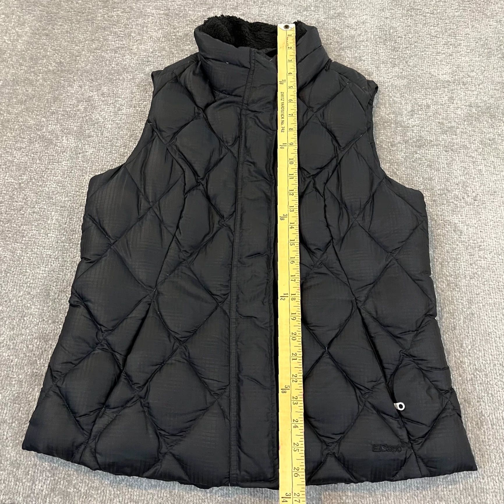 Eddie Bauer VINTAGE Eddie Bauer Vest Womens Medium Black Quilted EB650 Goose Down Puffer Outdoor Zip Jacket/Coat Stocks? Size M / US 6-8 / IT 42-44 - 3 Thumbnail