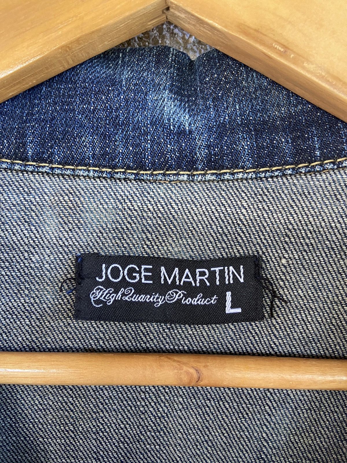 Vintage Vintage Joge Martin asid wash denim jacket Size L / US 10 / IT 46 - 5 Thumbnail