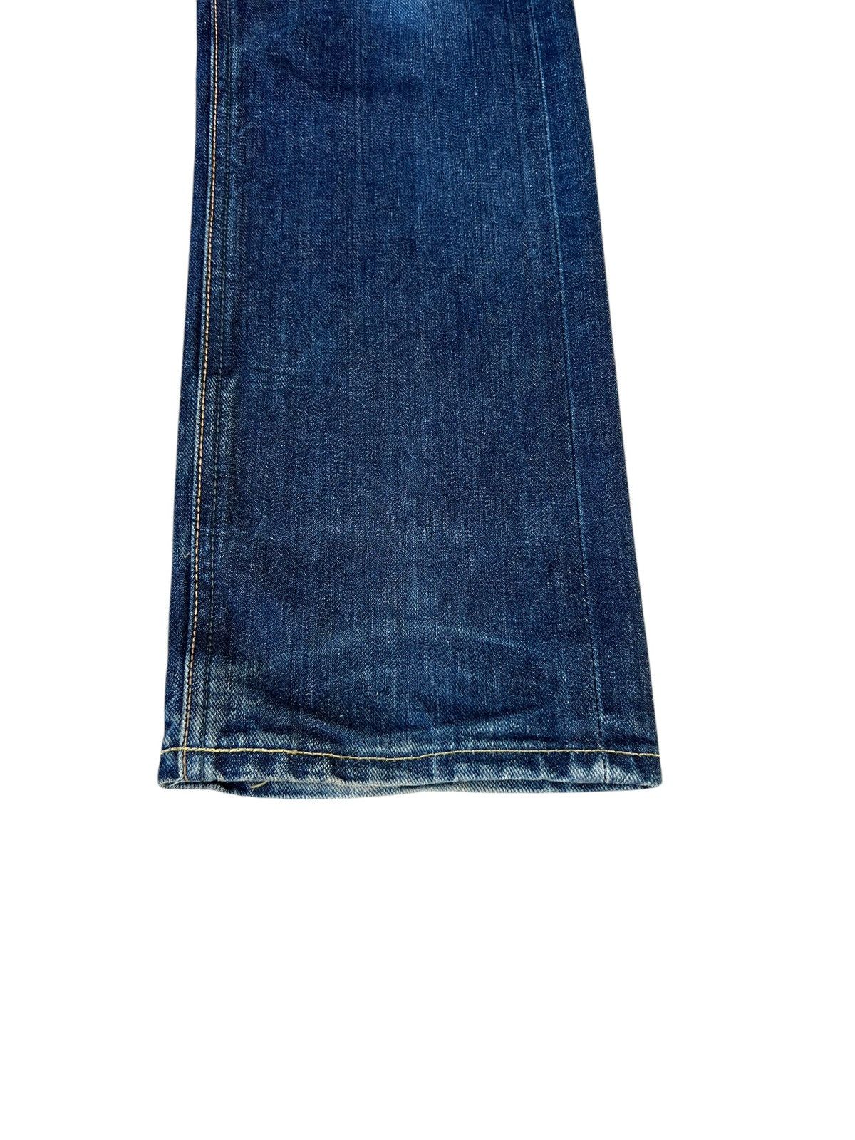 Lee Lee 101 Pure Indigo Dye Mud Denim Blue Line Selvedge Jeans Size US 29 - 13 Thumbnail