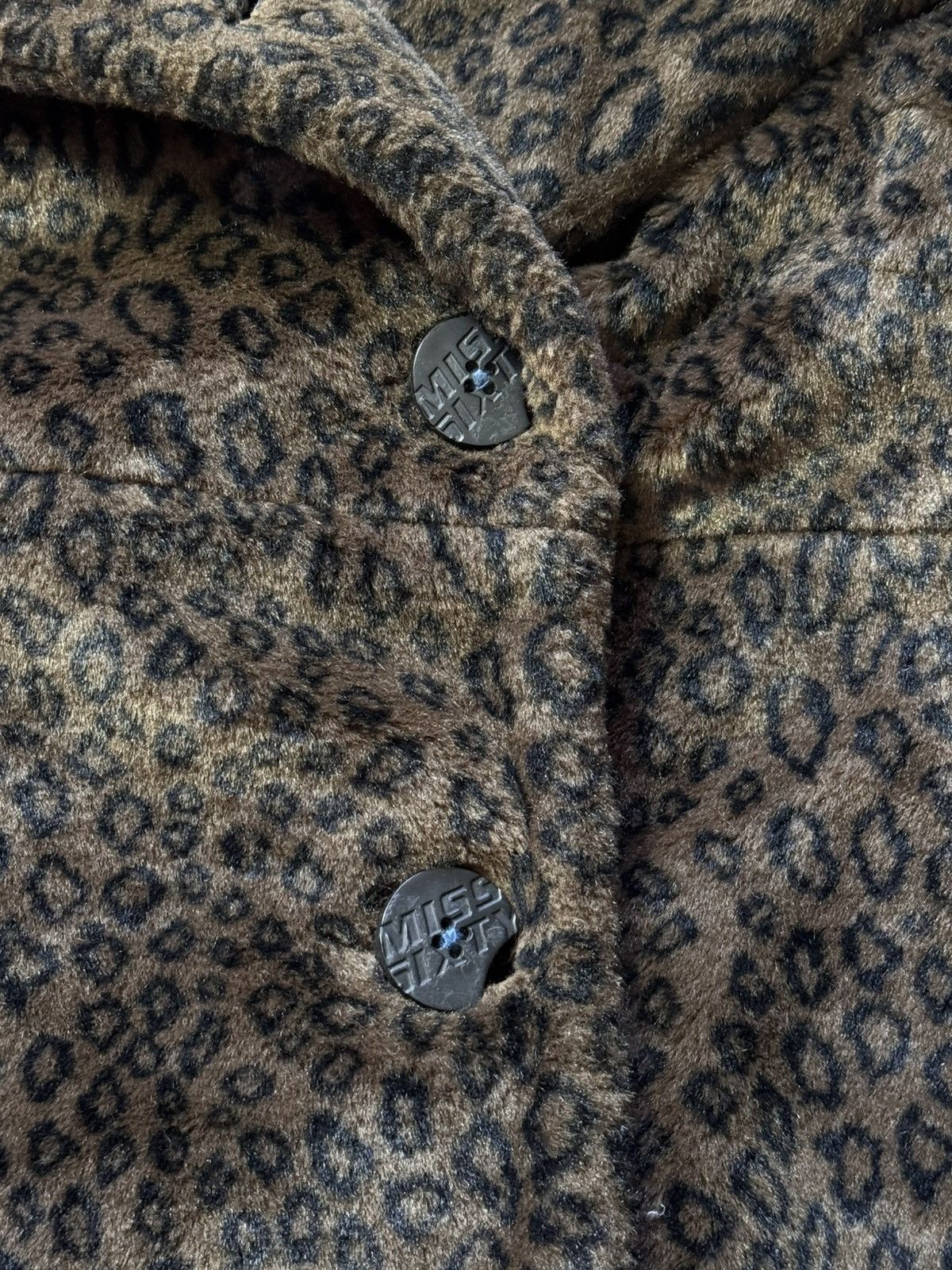Miss Sixty VINTAGE MISS SIXTY LEOPARD PRINTED FAUX FUR COAT Size XS / US 0-2 / IT 36-38 - 7 Thumbnail