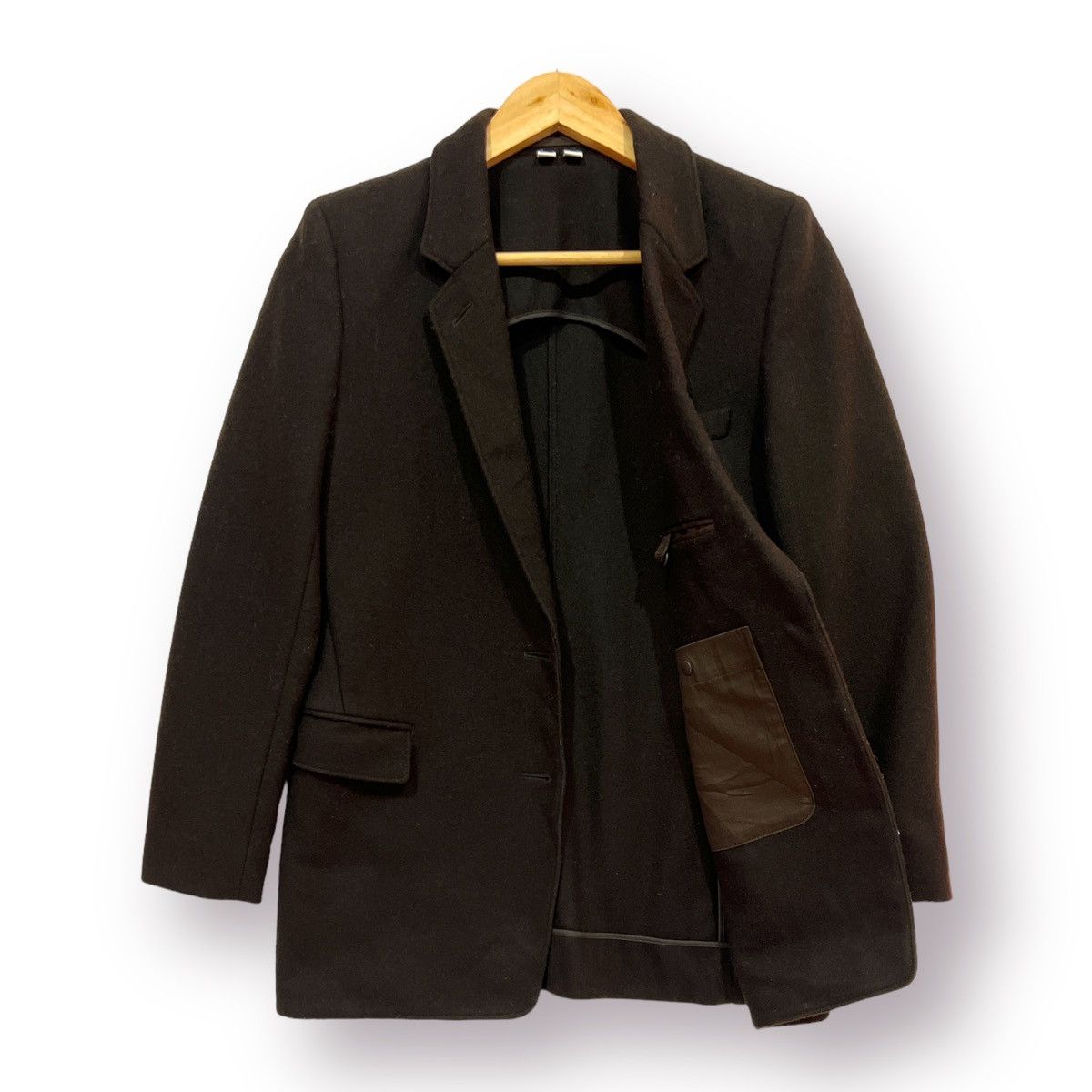 Christophe Lemaire Uniqlo japanese comme des garcons style wool jacket Size S / US 4 / IT 40 - 6 Thumbnail