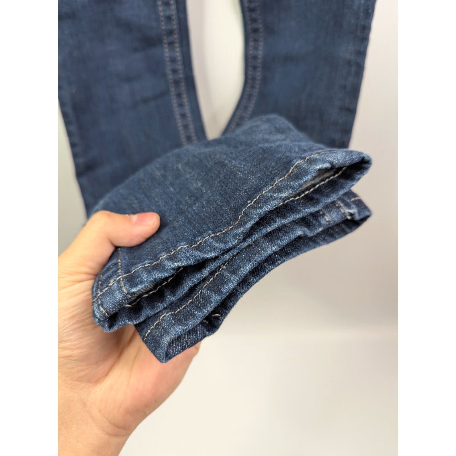 Miss Me Miss Me Straight Leg Denim Blue Embelleshed Jeans Low Rise Size 24 JP6048T3 Size 42" / US 20 - 6 Thumbnail