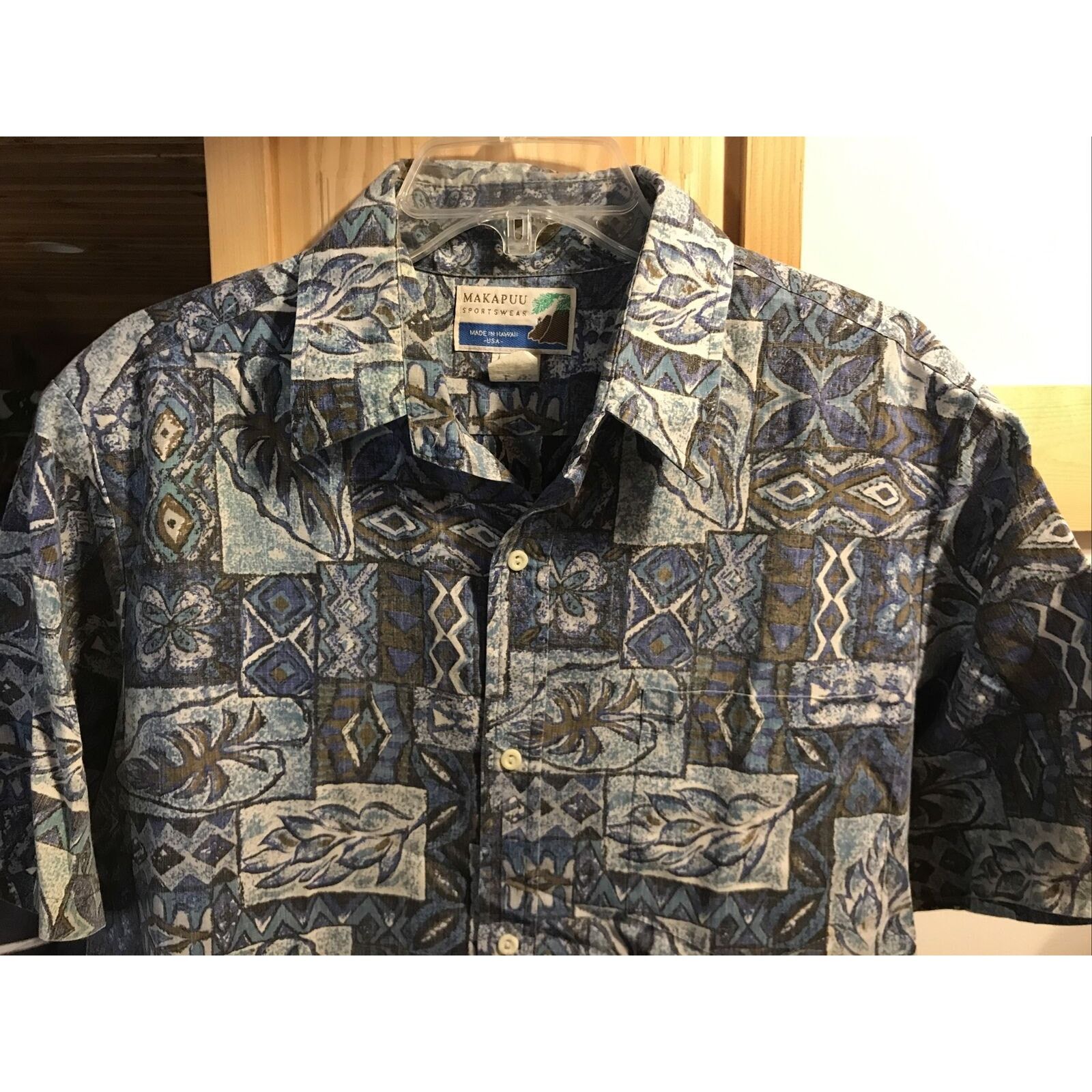 Other Makapuu Sportswear Men’s L Blue Cotton Blend Hawaiian Shirt Size US L / EU 52-54 / 3 - 9 Thumbnail