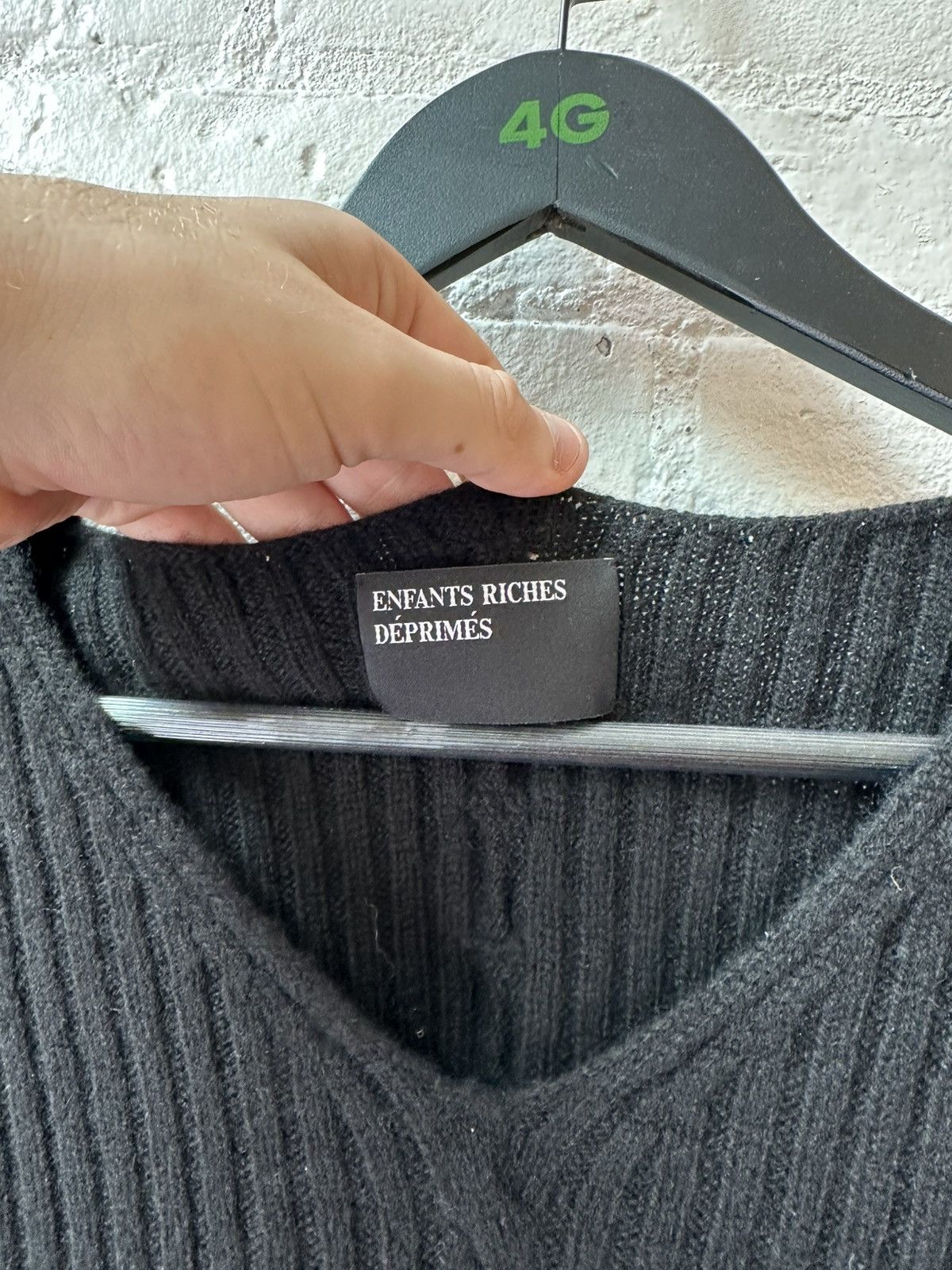 Enfants Riches Deprimes ERD Cashmere Knit Vest Size US XL / EU 56 / 4 - 3 Thumbnail