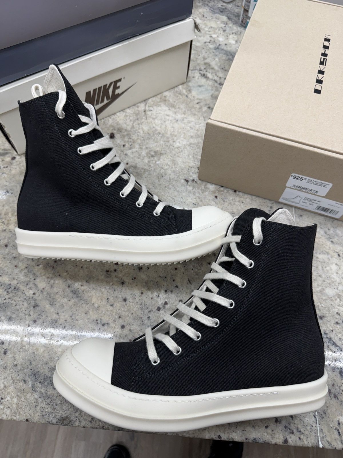 Rick Owens Rick Owen Geobasket Hightops Size US 9.5 / EU 42-43 - 1 Thumbnail