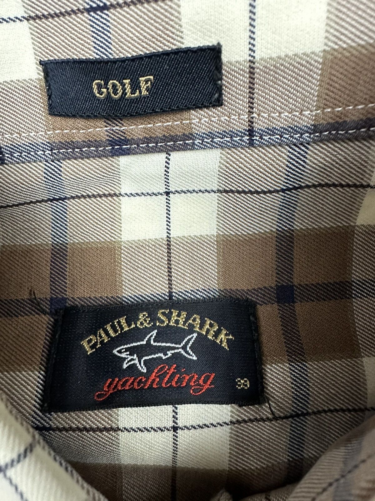 Paul & Shark Paul Shark Vintage Shirt Yachting Check Size US L / EU 52-54 / 3 - 8 Thumbnail