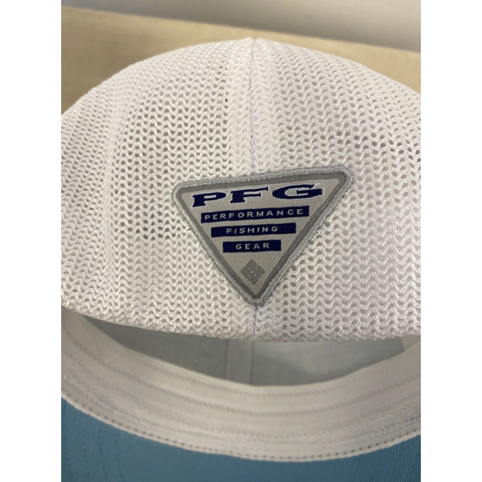 Vintage VINTAGE Columbia PFG Trucker Hat Cap Flexfit Men One Size Blue Outdoor Fishing Casual Summer Size ONE SIZE - 6 Thumbnail