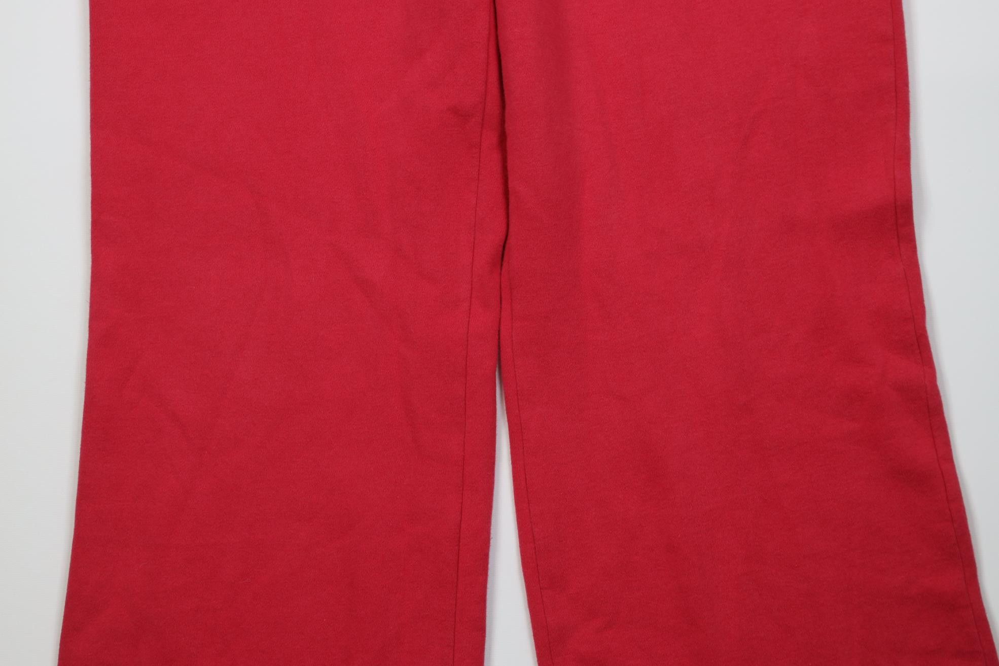 Aeropostale Vintage 90s Y2K Aeropostale Flared Wide Leg Sweatpants Pink Size 37" - 3 Thumbnail