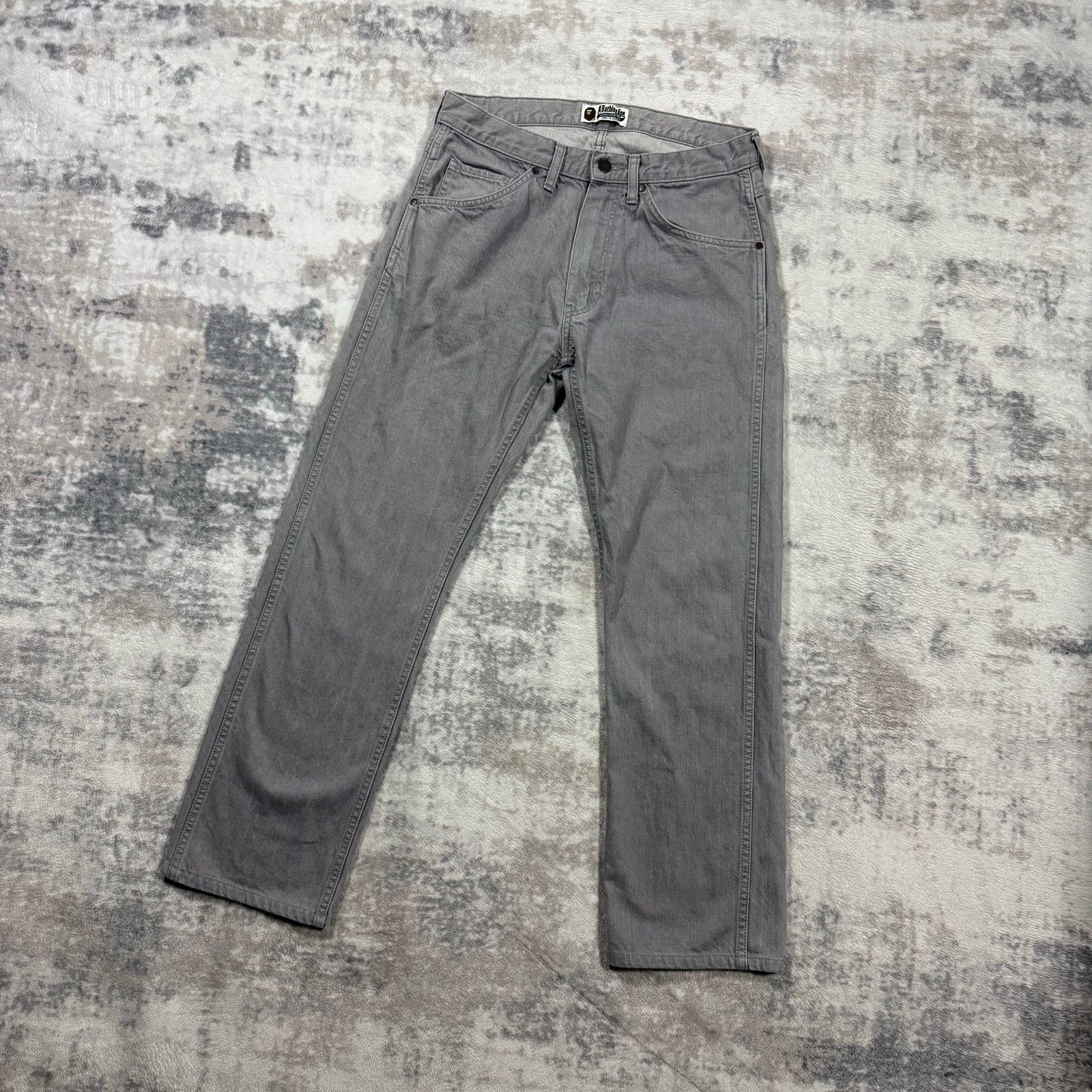 Bape × Nigo Authentic Bape 2000’s Champion Logo Jeans 30 Size US 30 / EU 46 - 3 Thumbnail