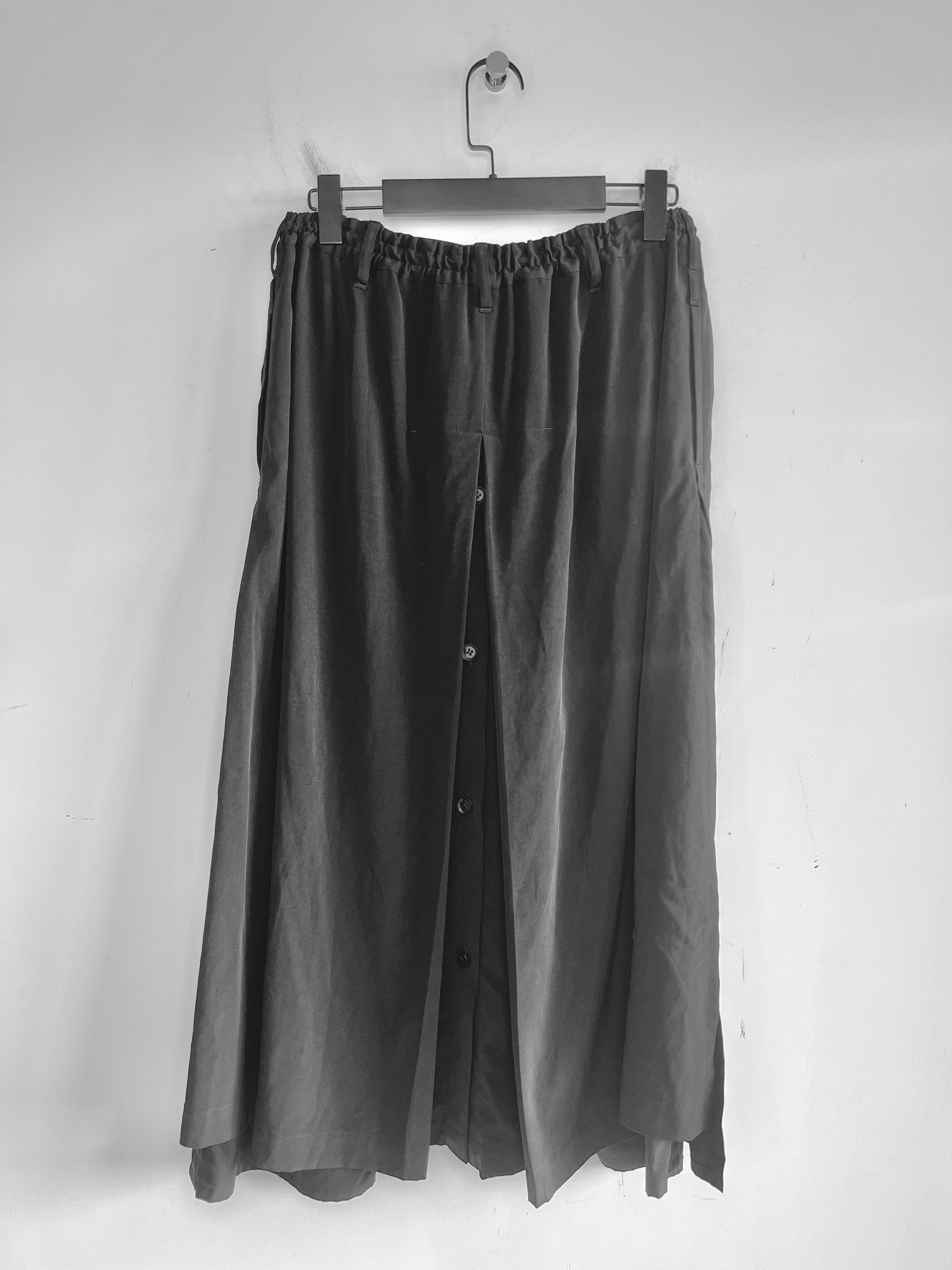 Yohji Yamamoto Yohji Yamamoto Femme - Ta/TUXEDO Wrap Layered Skirt Pants Size US 30 / EU 46 - 2 Thumbnail