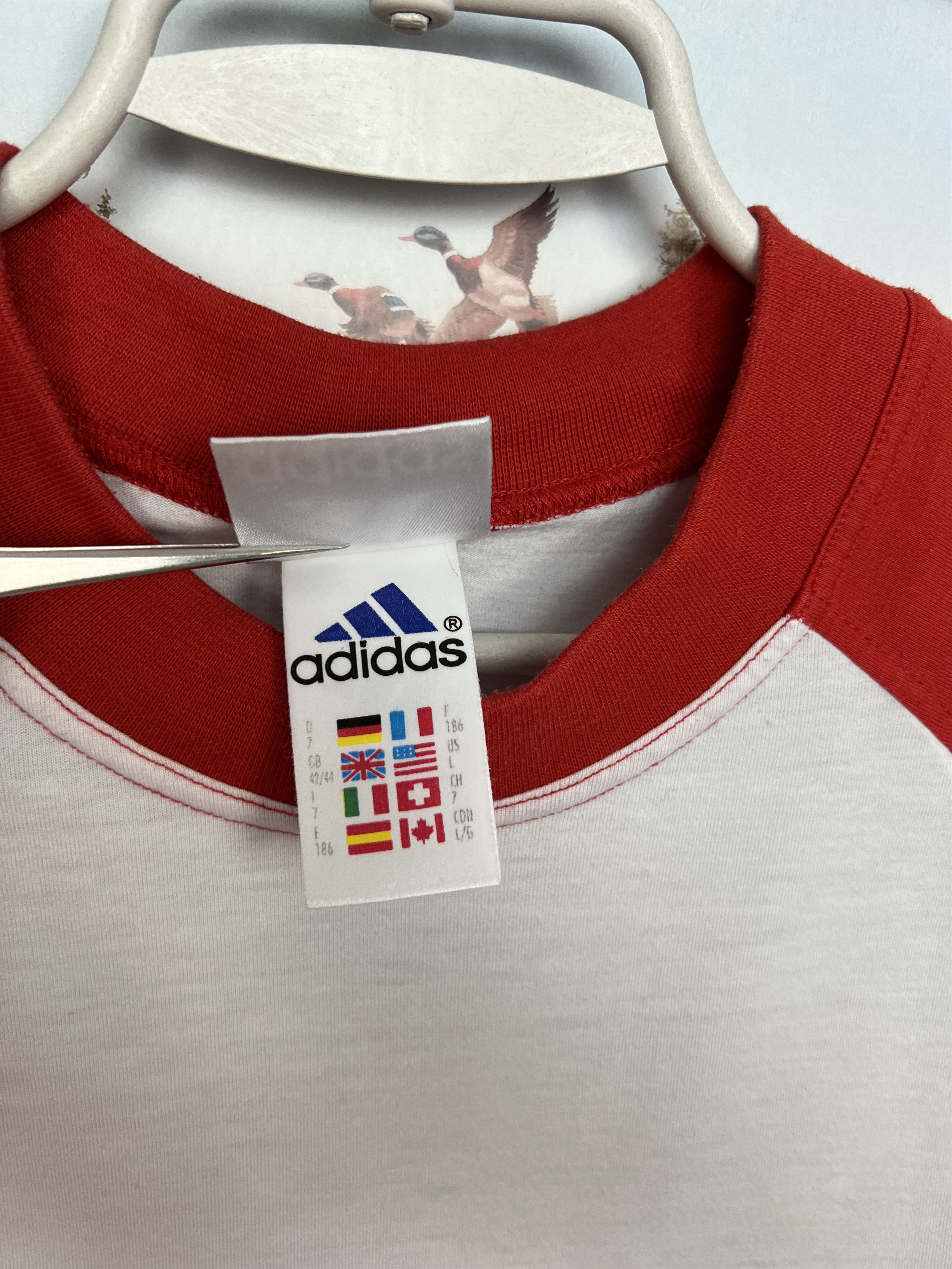 Adidas Vintage 90's Hungary Football Train Polo Shirt Soccer Jersey Size US L / EU 52-54 / 3 - 5 Thumbnail