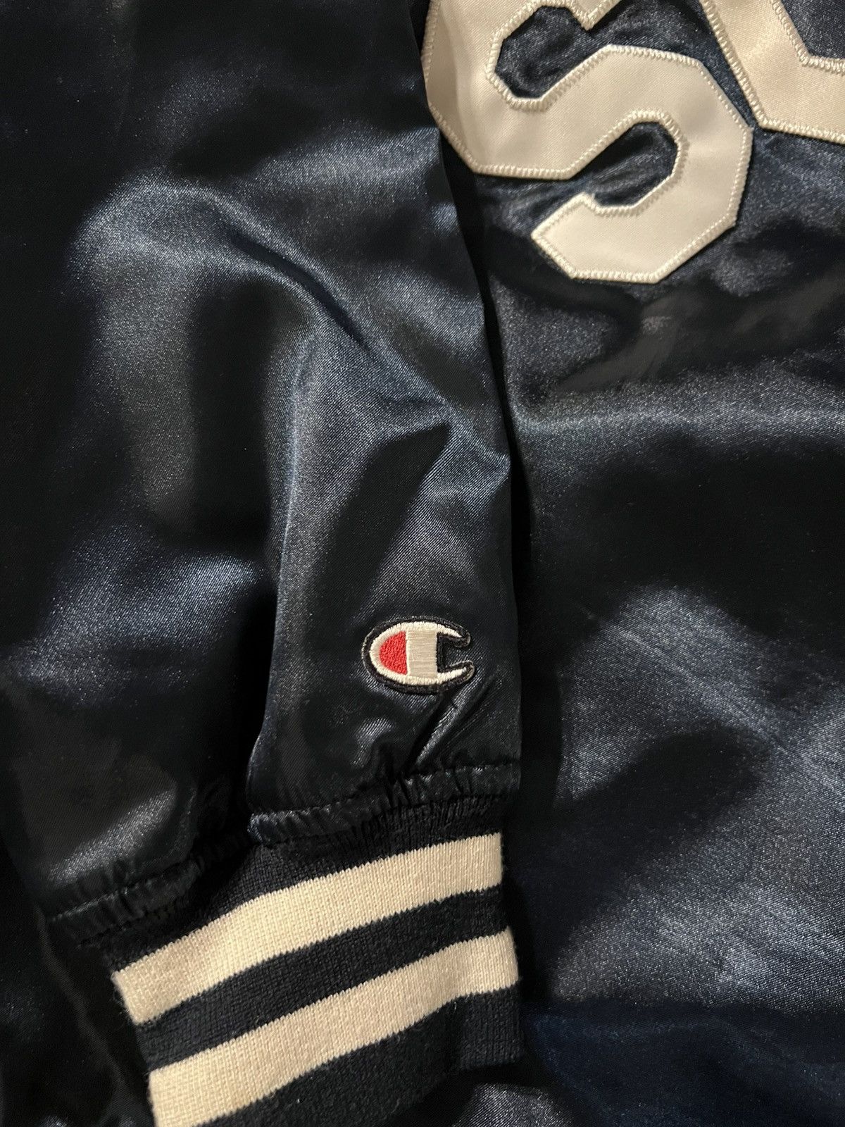 Champion × Supreme Supreme Champion Satin Baseball Jacket Size US L / EU 52-54 / 3 - 4 Thumbnail