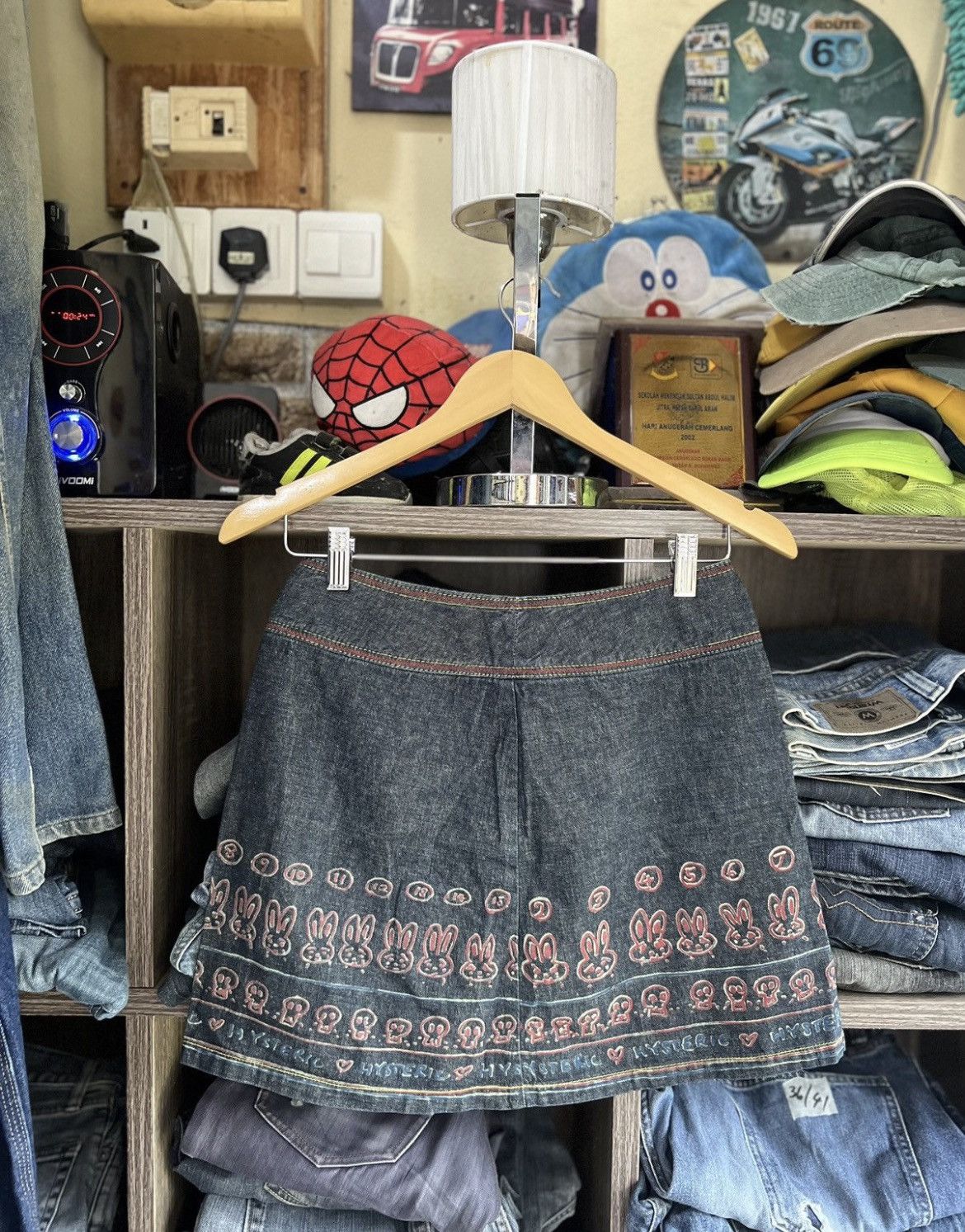 Hysteric Glamour 🔥Rare Hysteric Glamour Denim Skirt Size 27" / US 4 / IT 40 - 3 Thumbnail