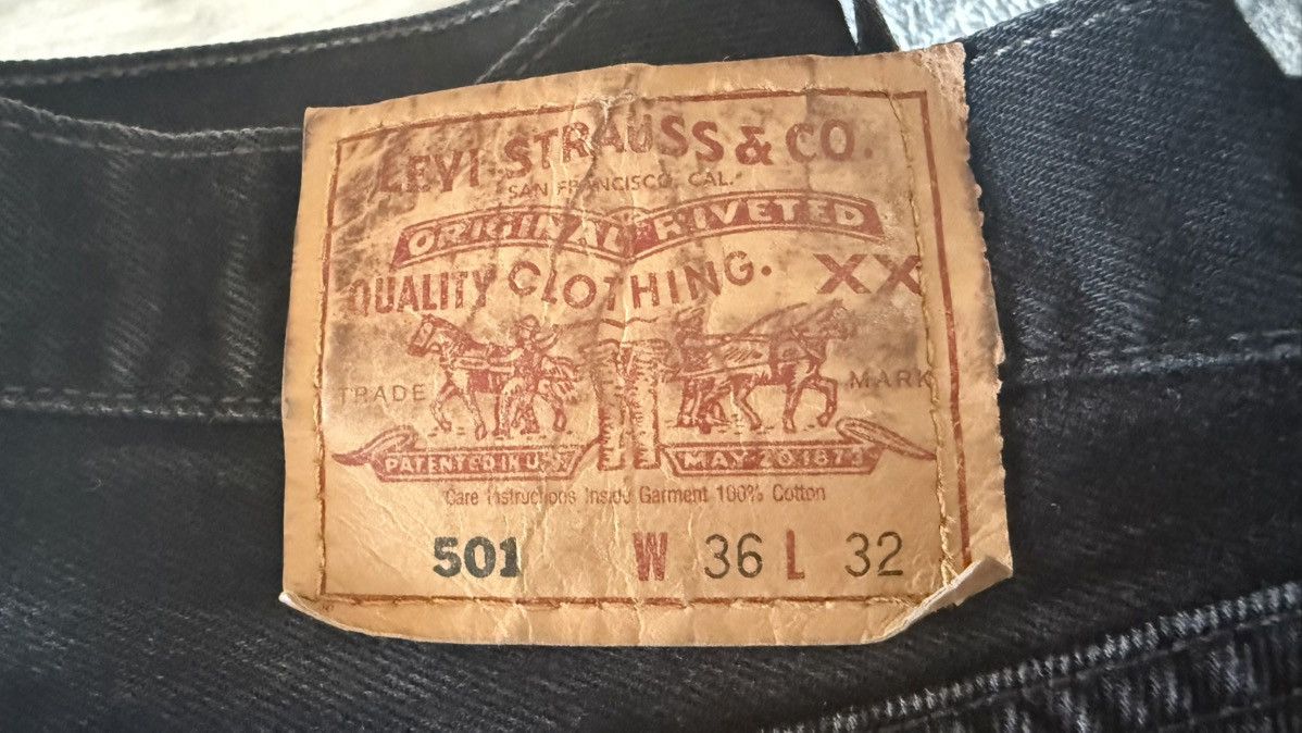 Levi's Vintage 90‘s Levis 501 W36L32 Size US 36 / EU 52 - 4 Thumbnail