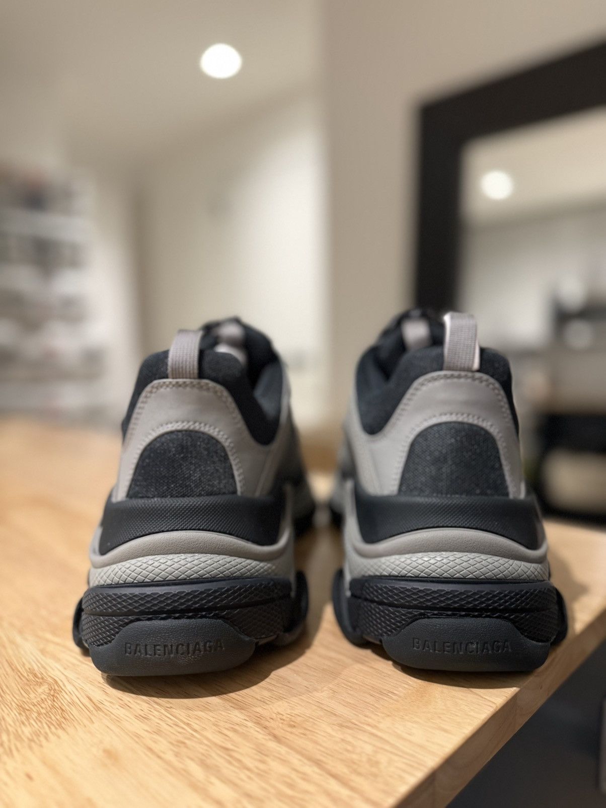 Balenciaga Balenciaga Triple S Gray Black Brand New Size US 11 / EU 44 - 6 Thumbnail