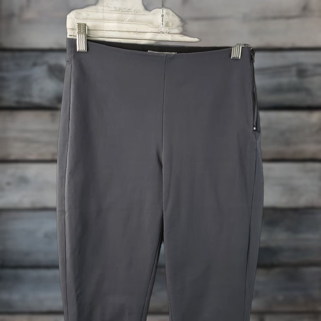 Everlane Everlane Pants Size 2 Gray Mid Rise Cotton Blend Side Zip Skinny Cropped Womens Size 26" / US 2 / IT 38 - 1 Thumbnail