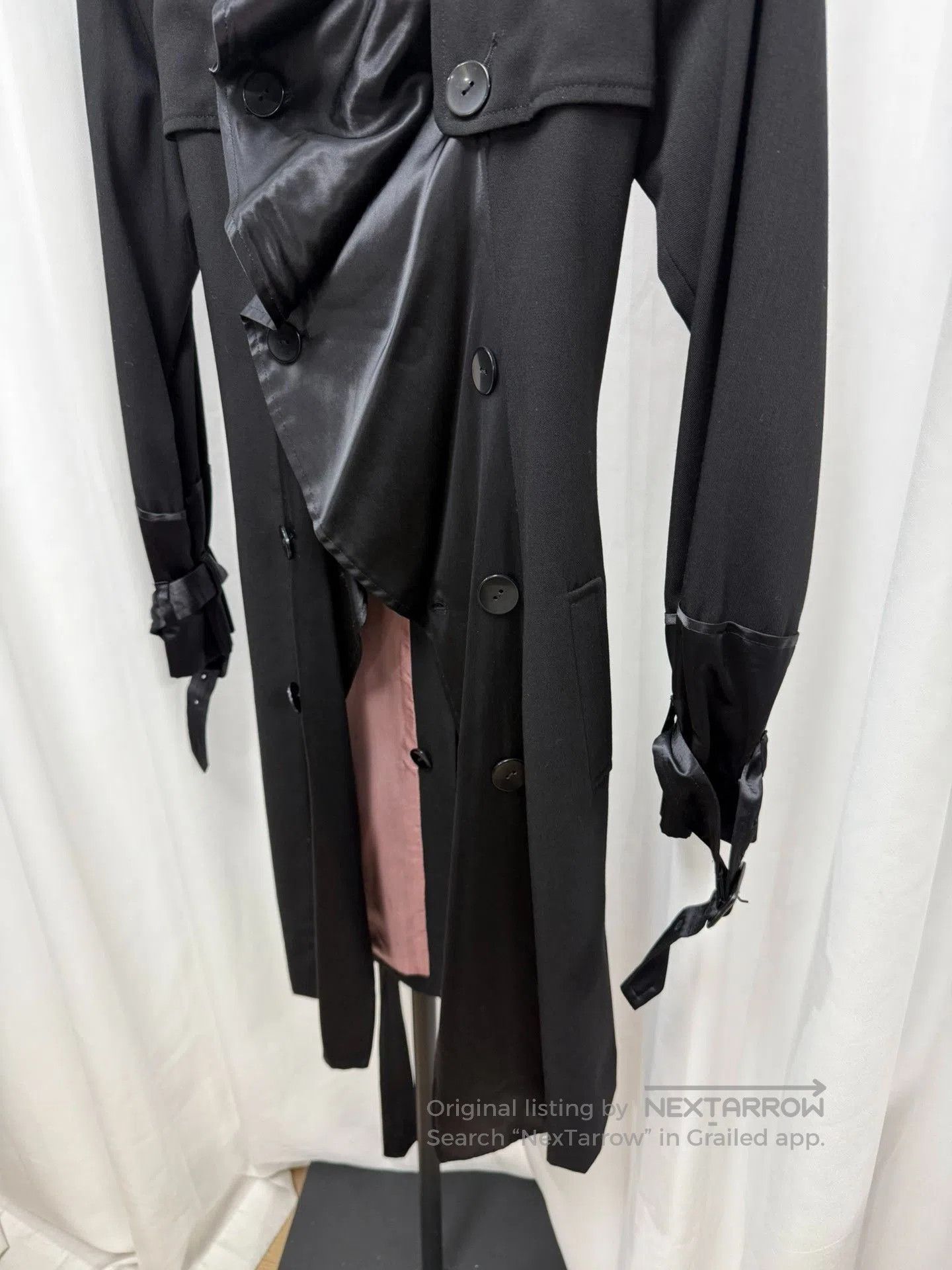 Jean Paul Gaultier Jean Paul Gaultier Silk Ruffle Coat. Size S / US 4 / IT 40 - 5 Thumbnail