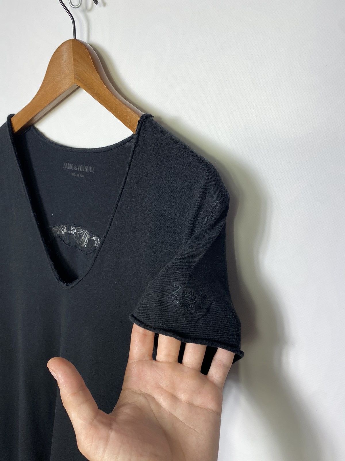 Zadig & Voltaire Zadig Voltaire Skull Logo T-shirt Alexander McQueen Style Size L / US 10 / IT 46 - 12 Thumbnail