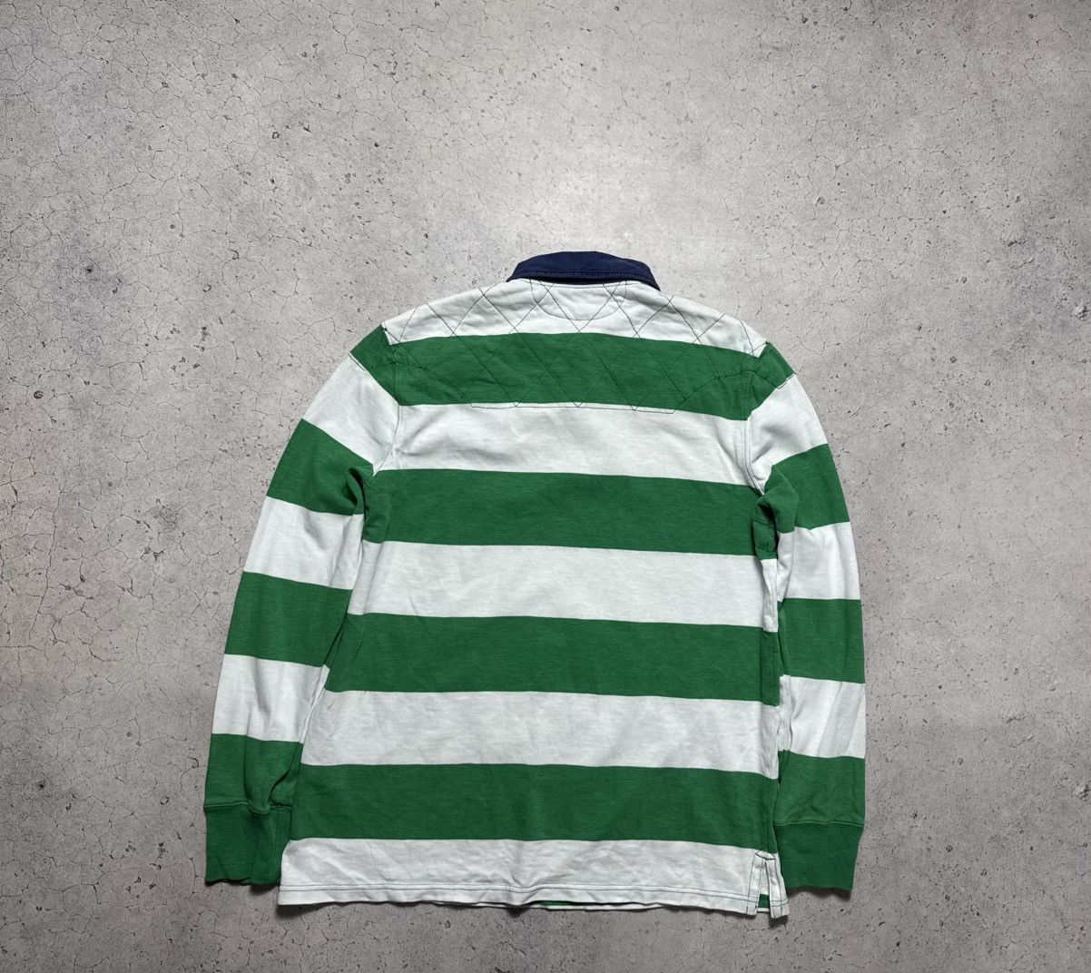 Polo Ralph Lauren Polo Ralph Lauren Rugby Sweatshirt Vintage Striped PRL Size US L / EU 52-54 / 3 - 9 Thumbnail