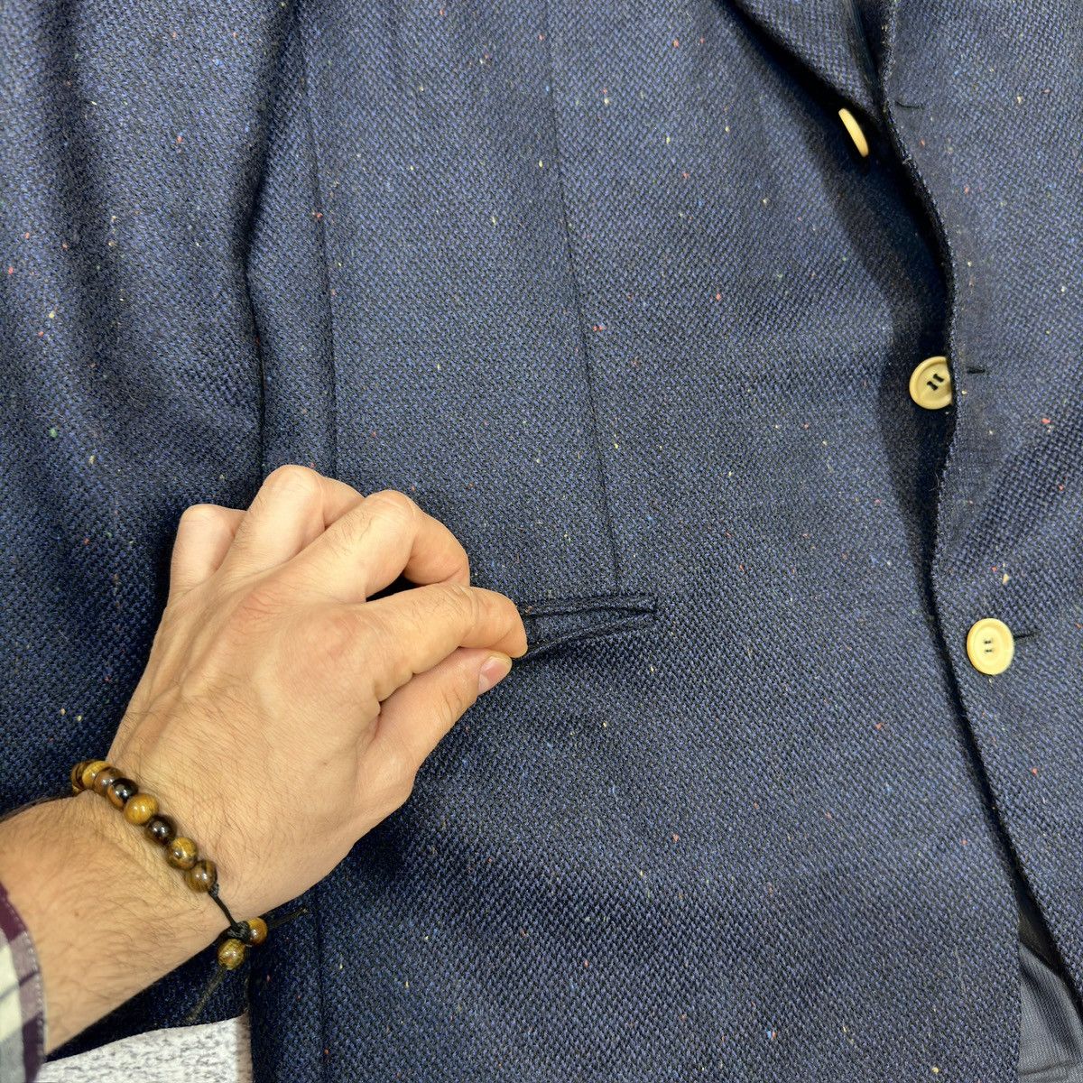 Ermenegildo Zegna Ermenegildo Zegna Mens Wool Blazer 52R Size 52R - 5 Thumbnail