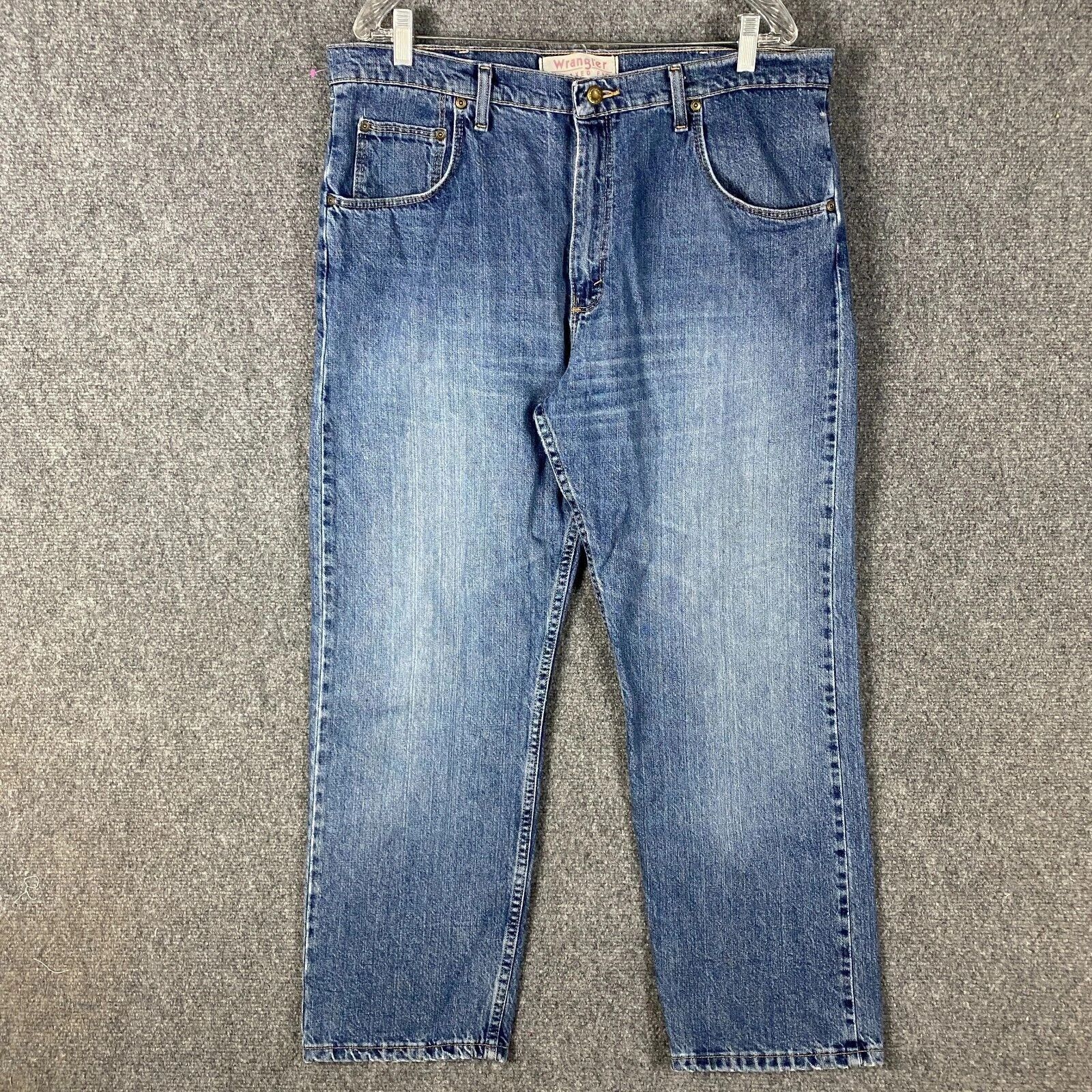 Wrangler Wrangler Cowboy Jeans Men's 38x29 Relaxed Fit Denim Cotton Size US 38 / EU 54 - 1 Thumbnail