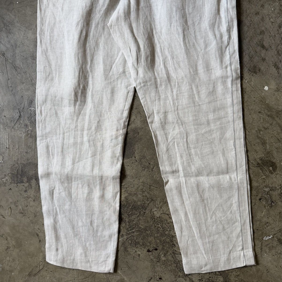 Brunello Cucinelli Brunello Cucinelli - Linen Side Tape Pants Size US 32 / EU 48 - 6 Thumbnail
