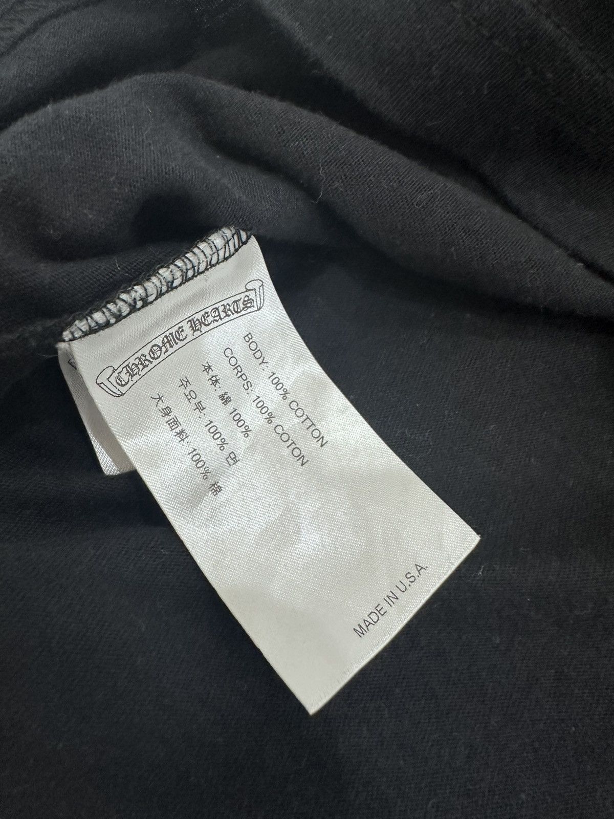 Chrome Hearts Chrome Hearts T-Shirt Triple Cross Logo Size US M / EU 48-50 / 2 - 5 Thumbnail