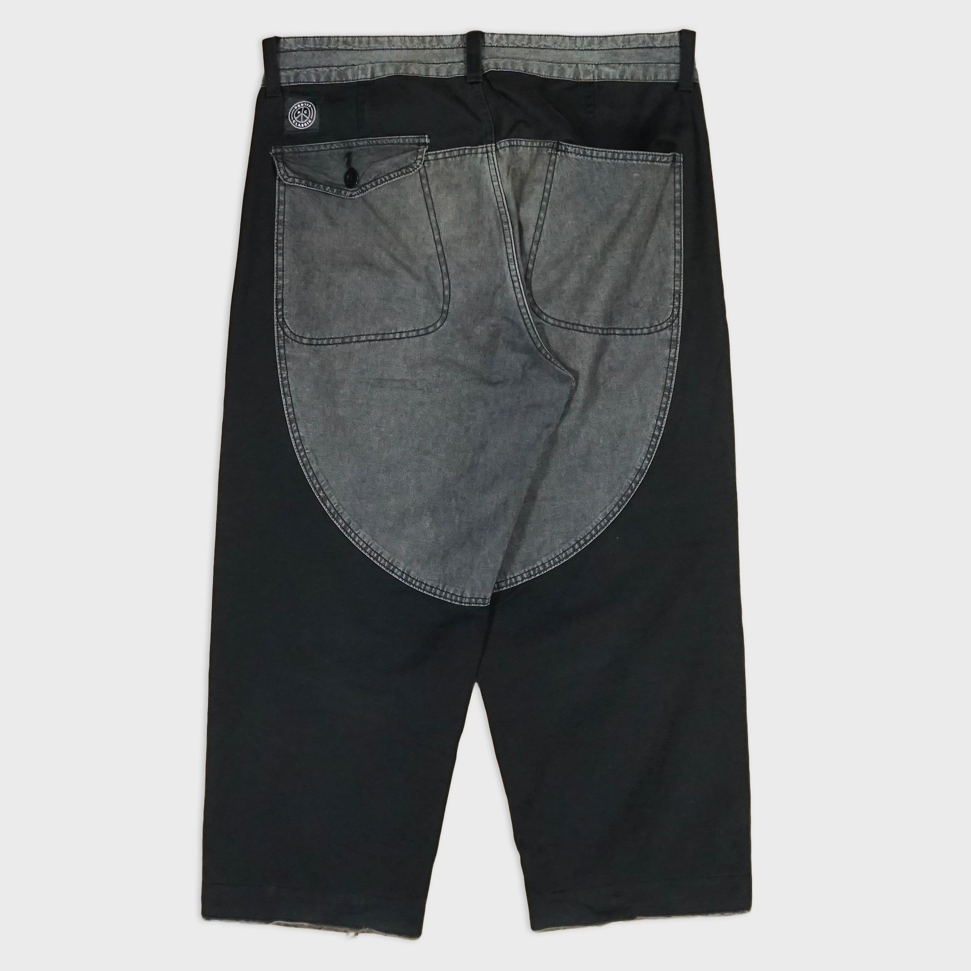 image of Porter x Porter Classic Ss2016 Poter Classic Hybrid Denim Trouser in Black, Men's (Size 33)