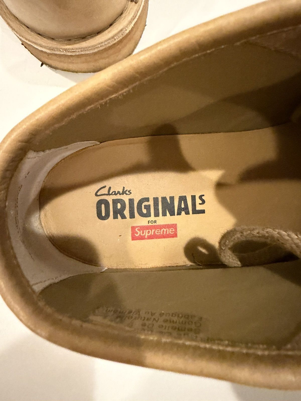 Clarks × Supreme VNDS Supreme Clarks Tan Chukka Boots Size 11 S/S Size 11 Size US 11 / EU 44 - 5 Thumbnail