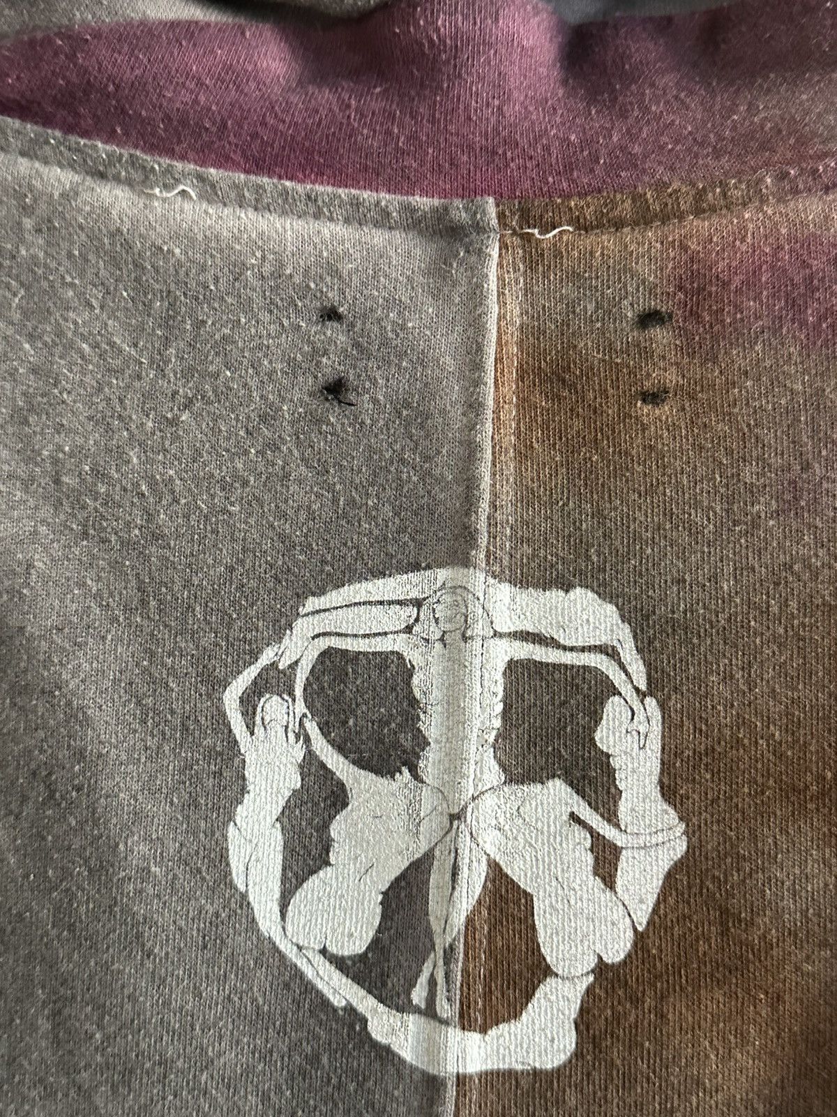 ALEXANDER DIGENOVA ANT/ANTI Scrap zipup in cold oil (patchwork hoodie) Size US M / EU 48-50 / 2 - 5 Thumbnail