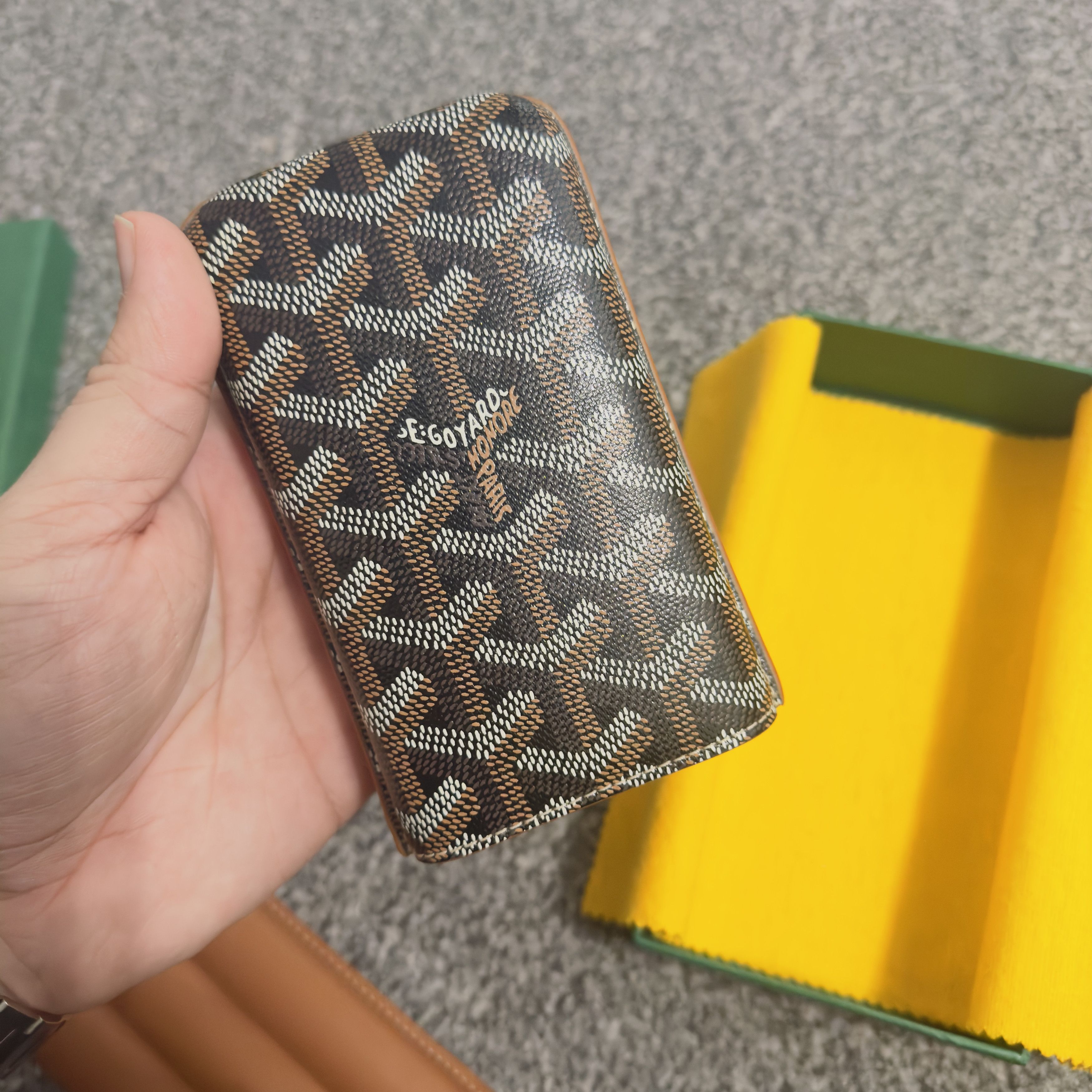 Goyard Goyard 3C Churchill Cigar Case with Box Noir&Nature Size ONE SIZE - 18 Thumbnail