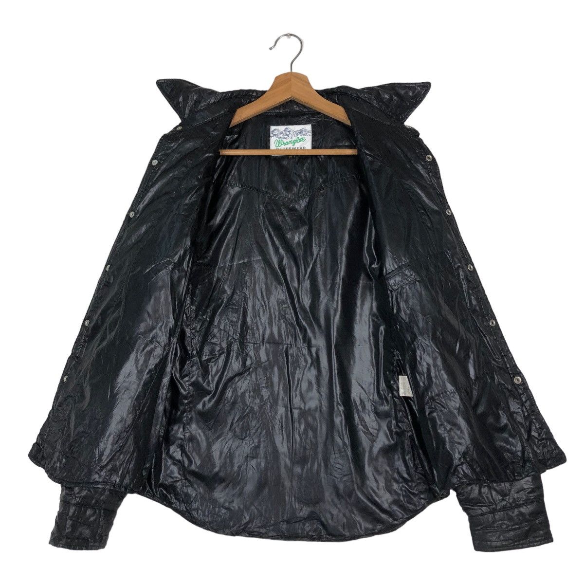 Japanese Brand 🔥Vintage Biker Jacket Wrangler Greens Boro Usa Light Puffer Size US M / EU 48-50 / 2 - 13 Thumbnail